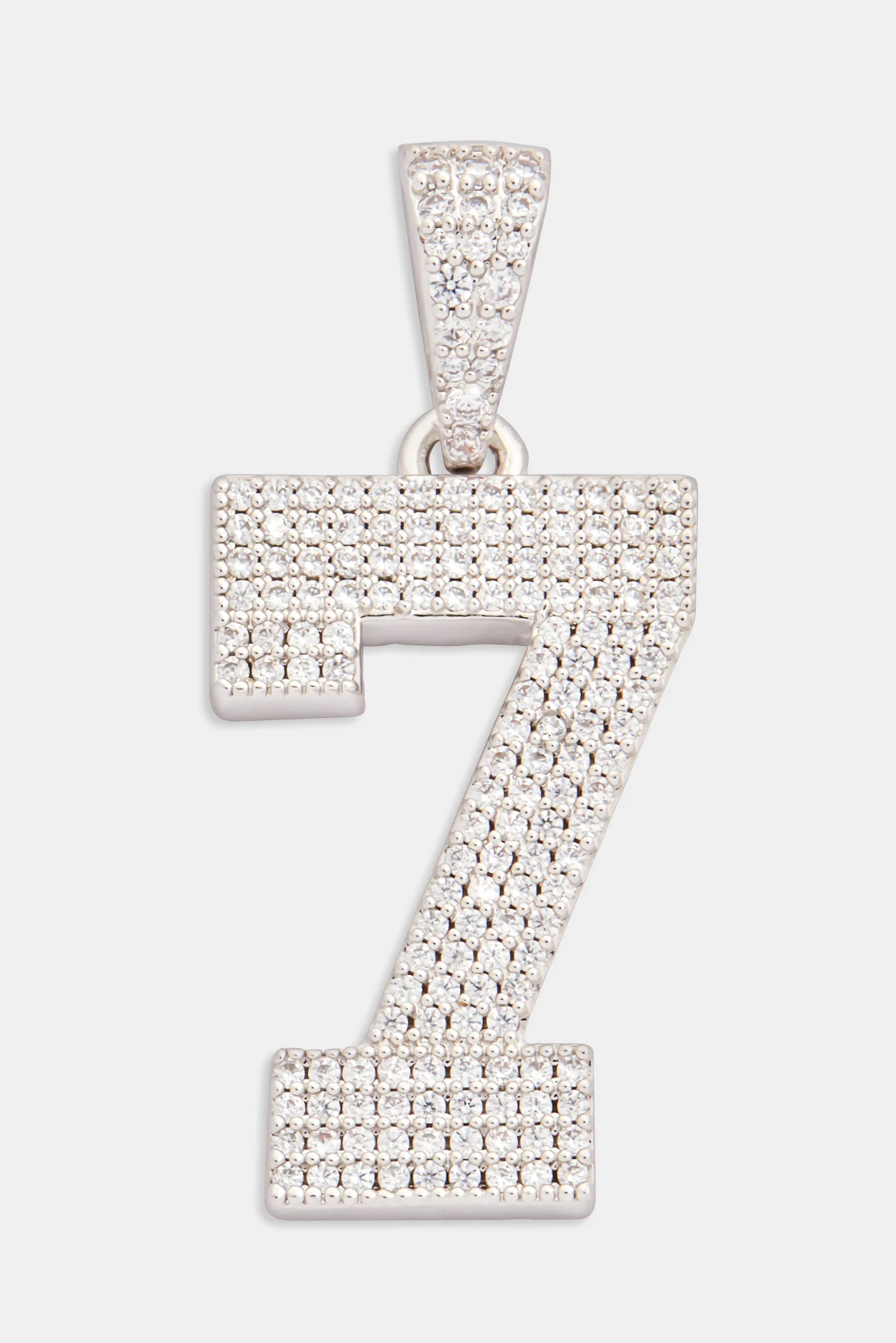 Iced 7 Number Pendant - Image 2