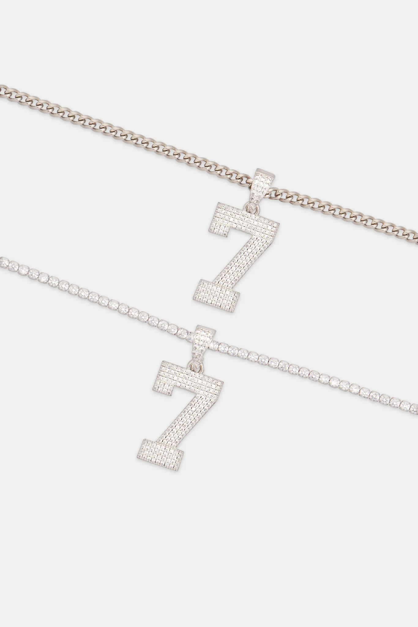 Iced 7 Number Pendant - Image 5