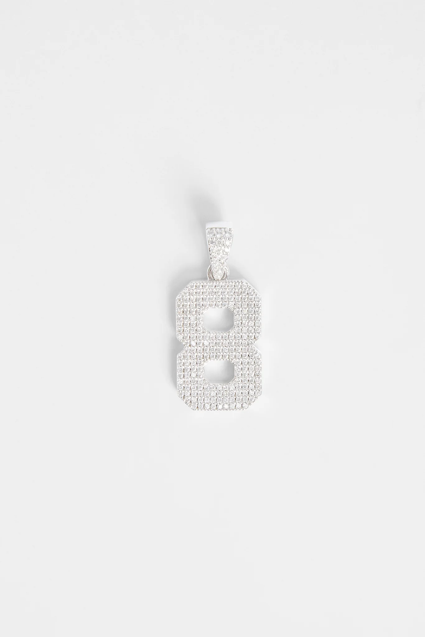 Iced 8 Number Pendant - Image 2