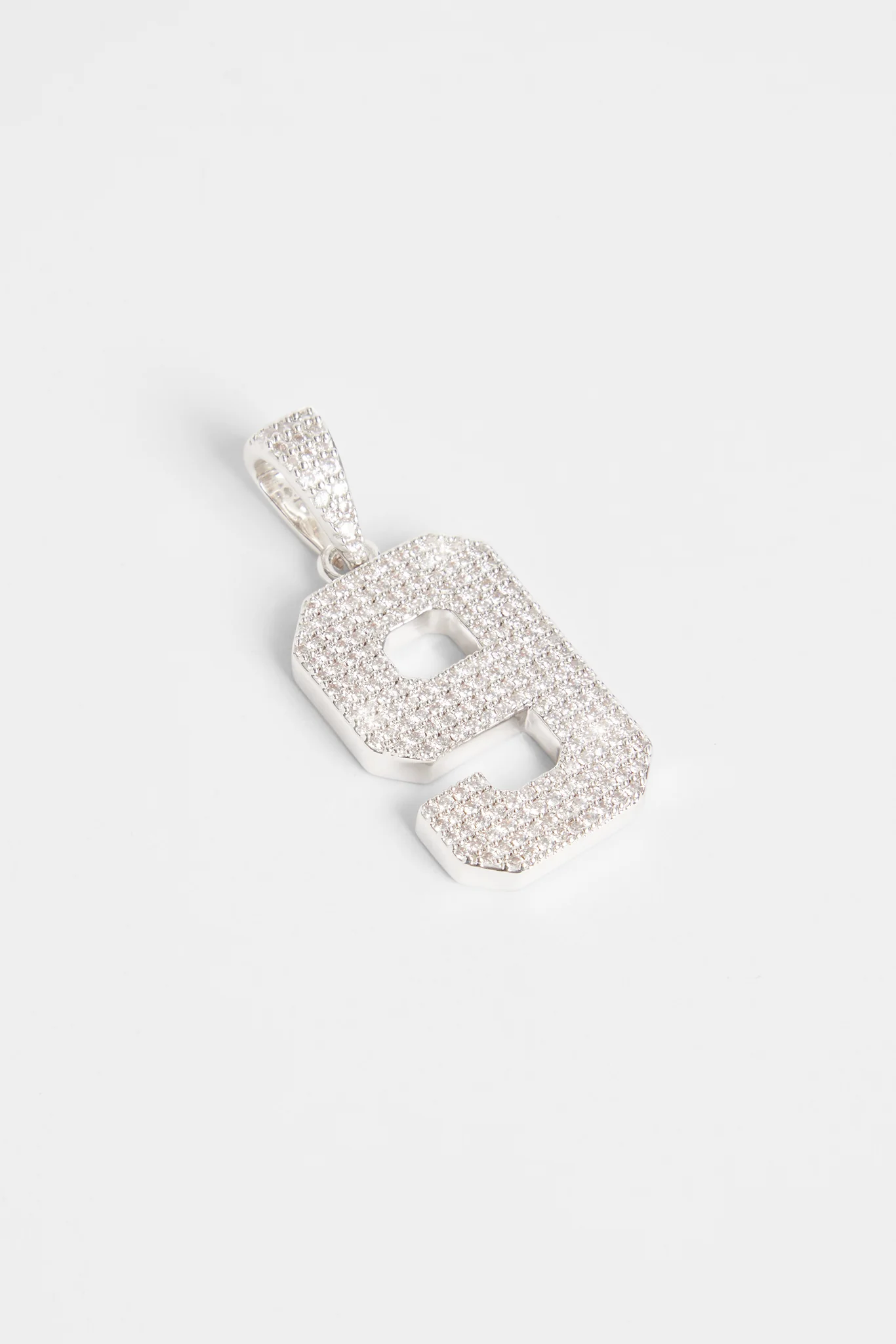Iced 9 Number Pendant - Image 3
