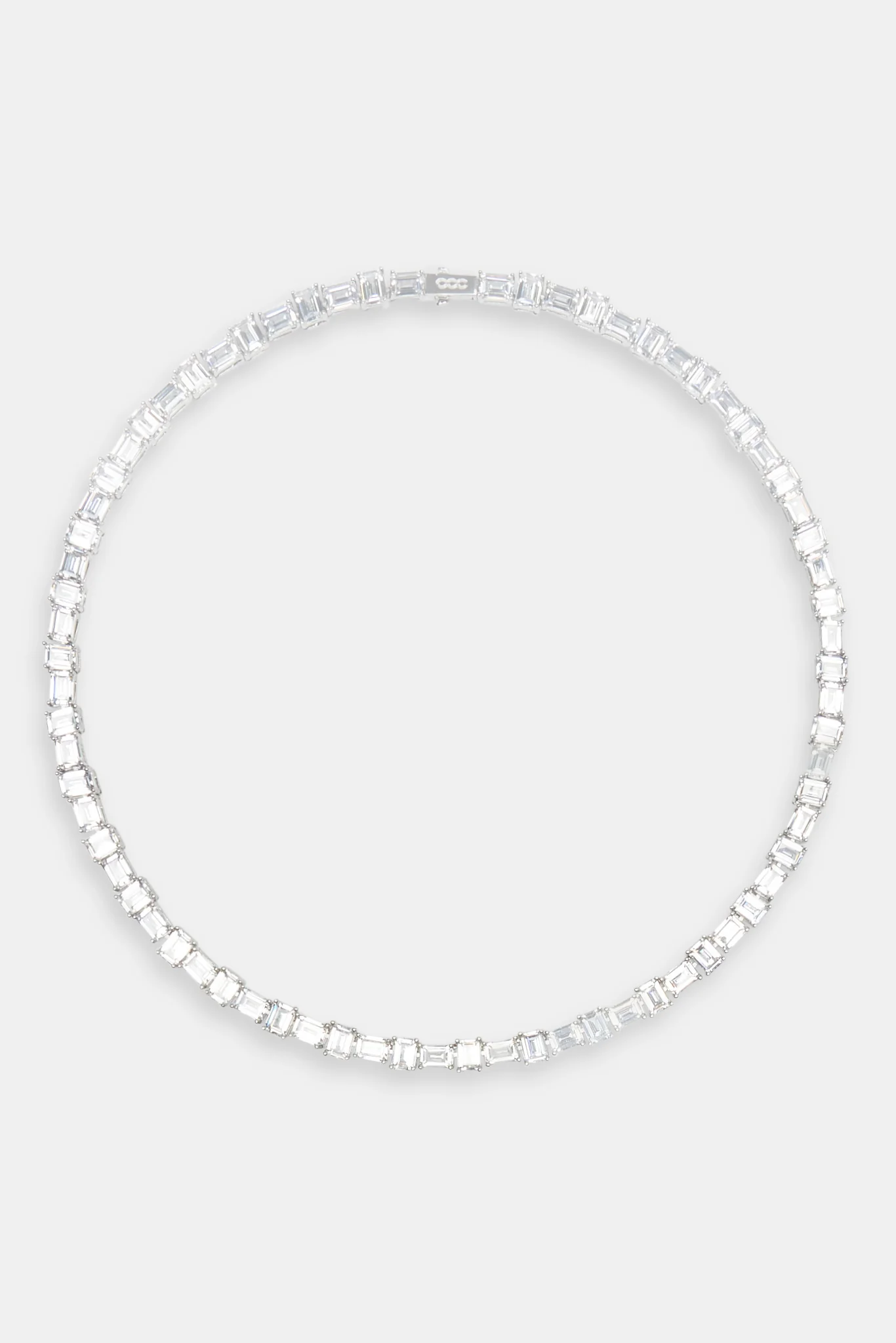 Iced Alternating Baguette Tennis Chain - Image 4