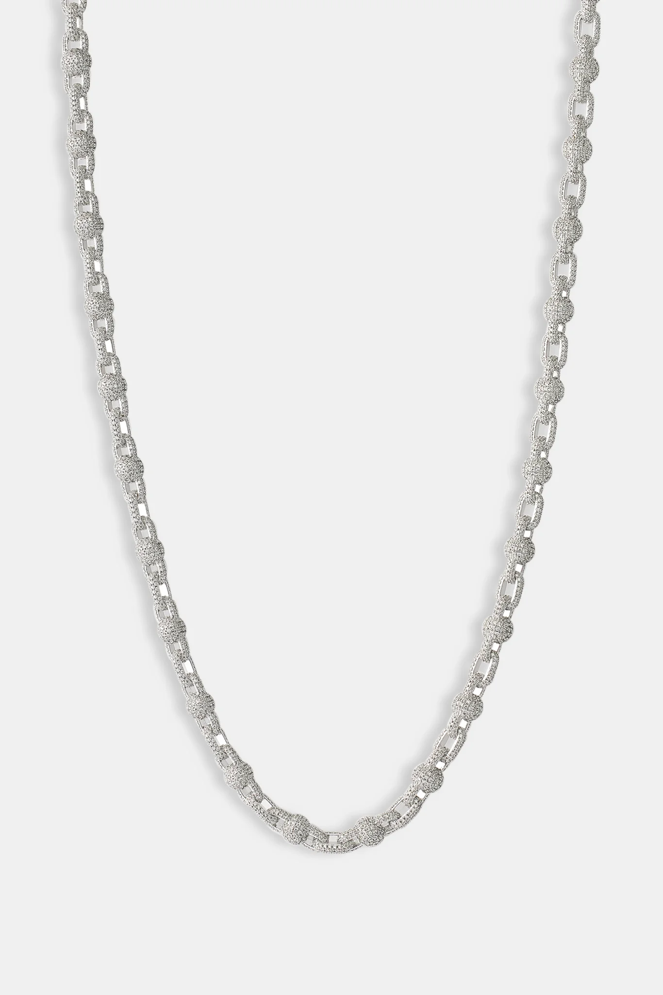 Iced Ball Link Chain - 8mm - Image 4