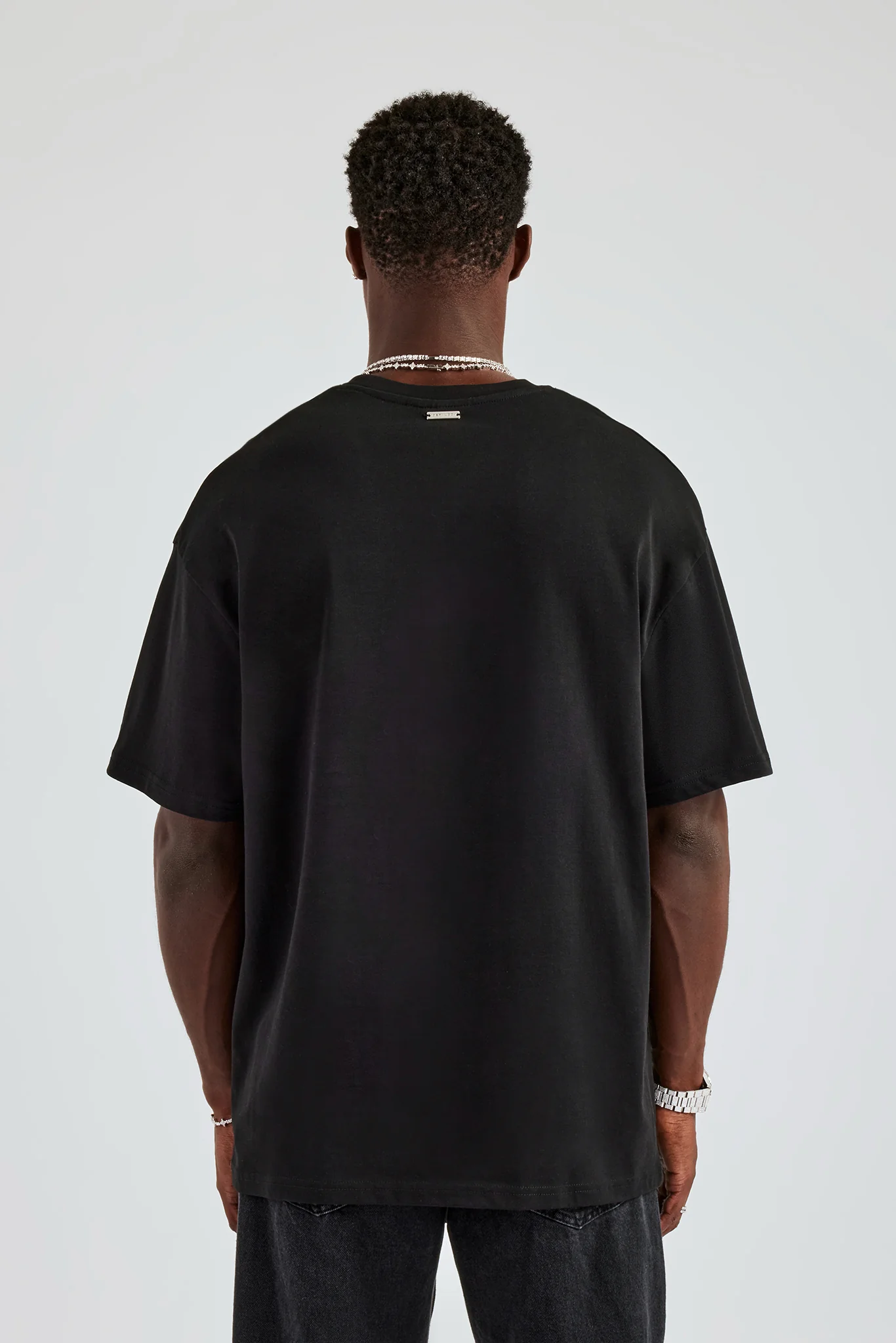 Iced Bally Oversized T-Shirt - Black - Image 3