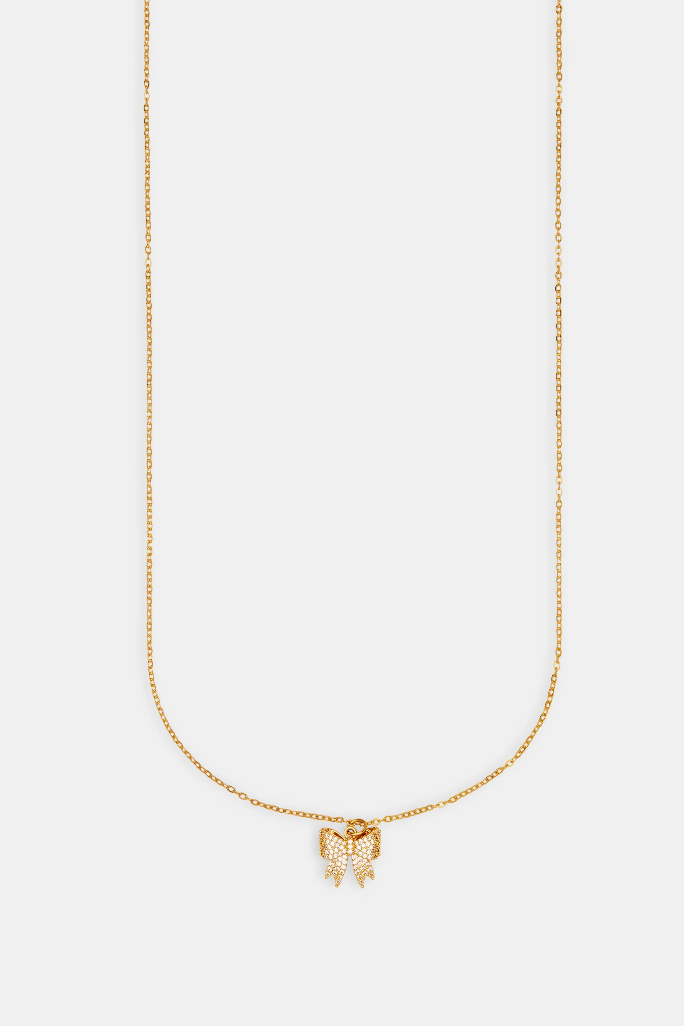 Iced Bow Necklace - Image 3