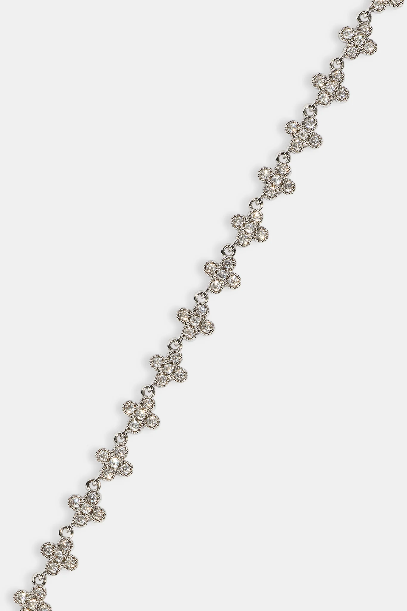 Iced Connecting Motif Chain - 5mm - White - Image 3