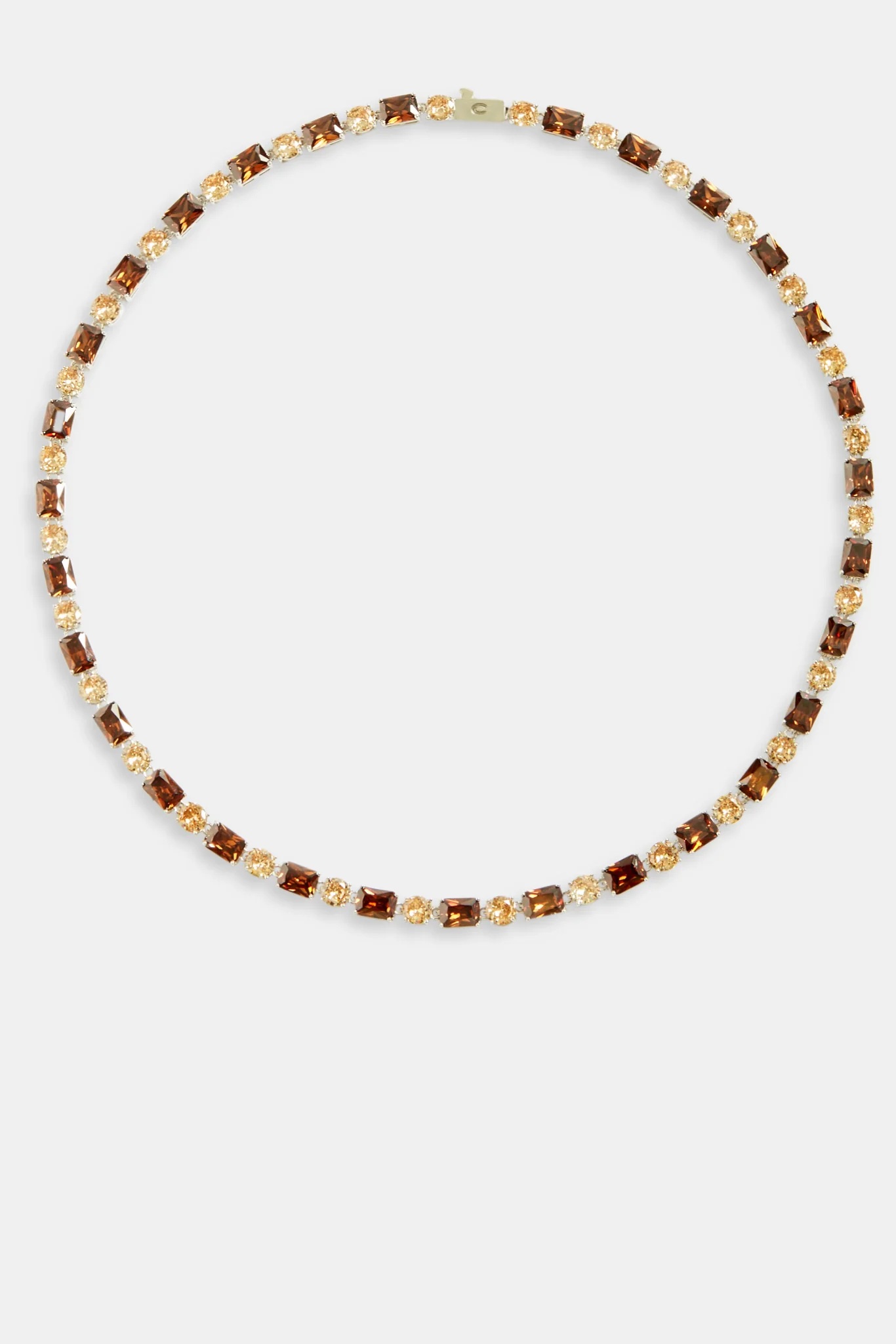 Iced CZ Pastel Multi Shape Tennis Chain - Image 3