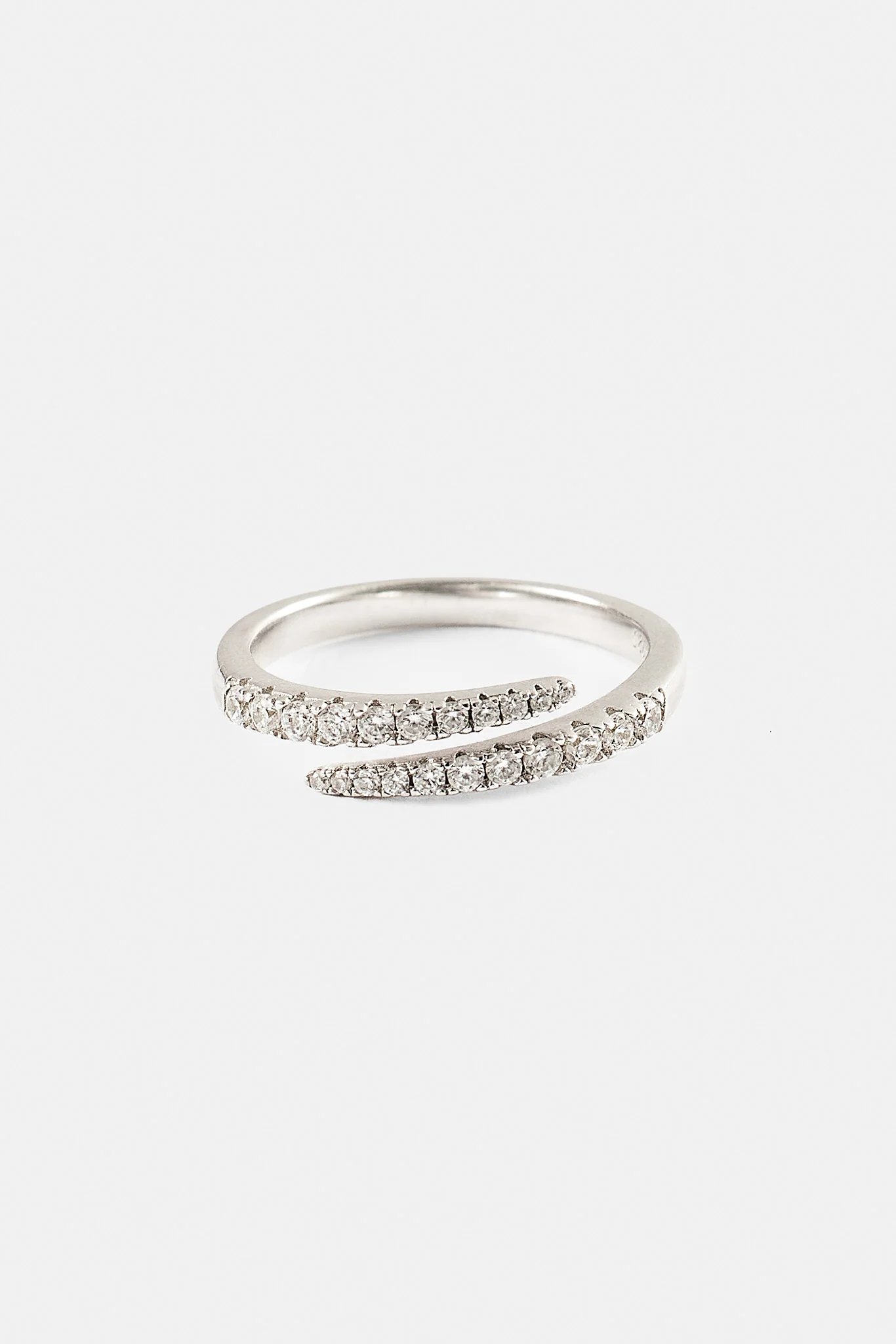 Iced CZ Wrap Ring - 7mm - Image 3