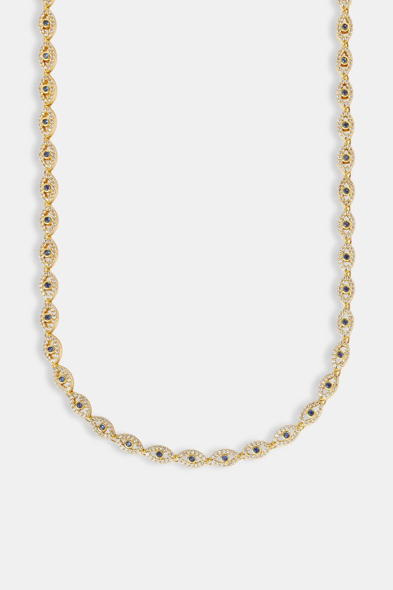 Iced Evil Eye Chain - 6mm - Image 2