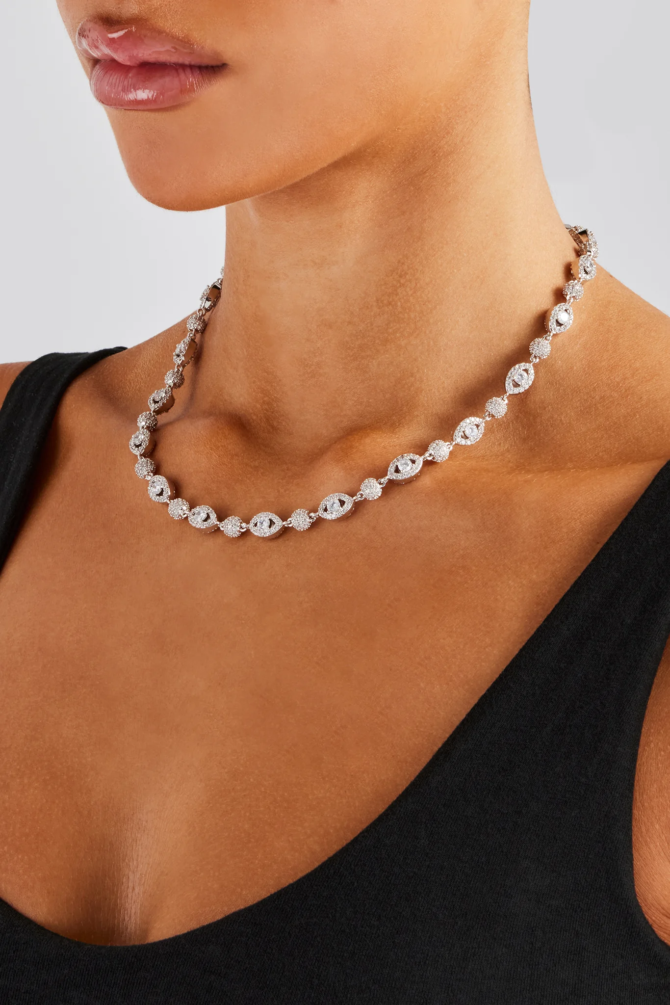 Iced Evil Eye Chain - 8mm - Image 3