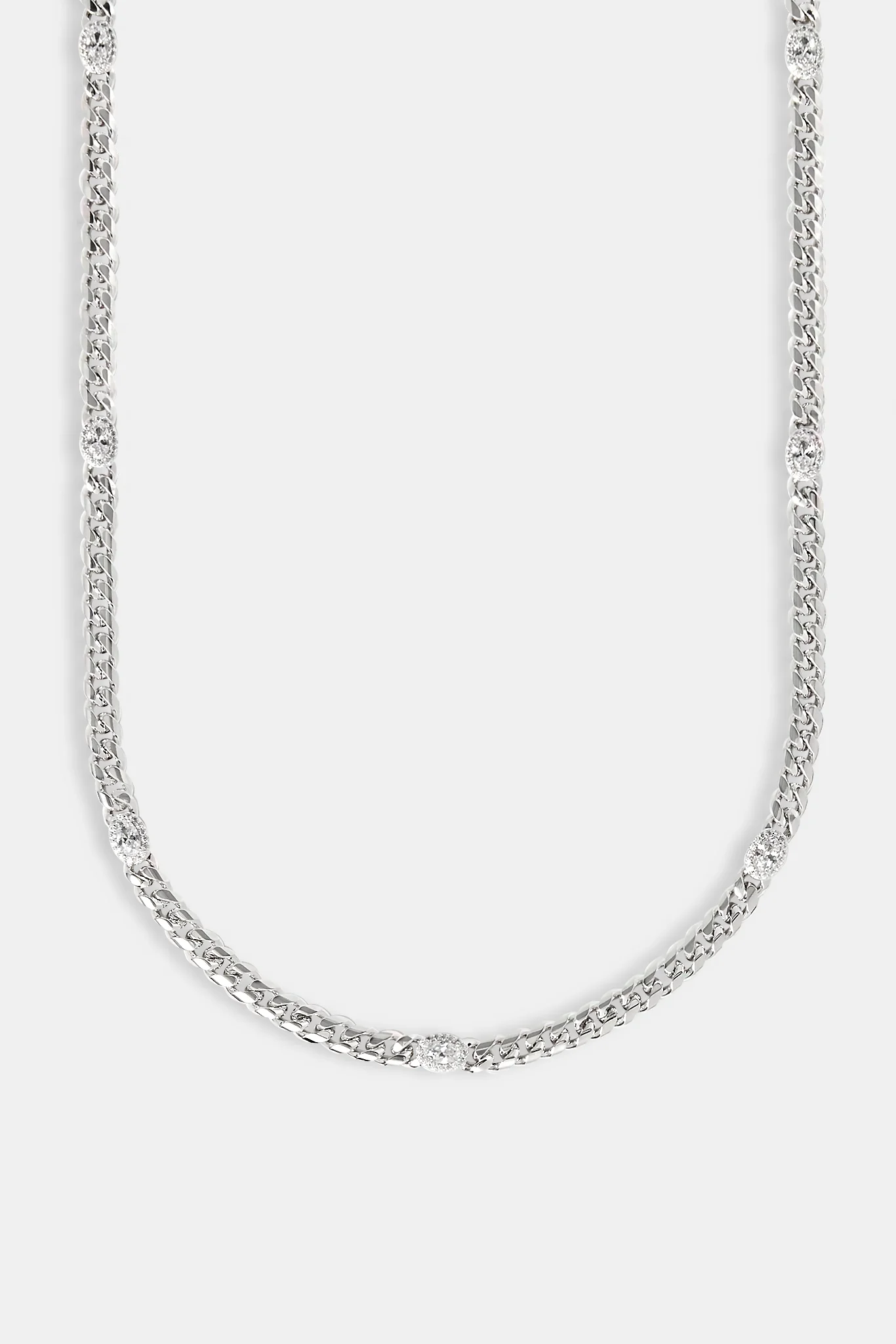 Iced Gemstone Miami Cuban Chain - 5mm - Image 2