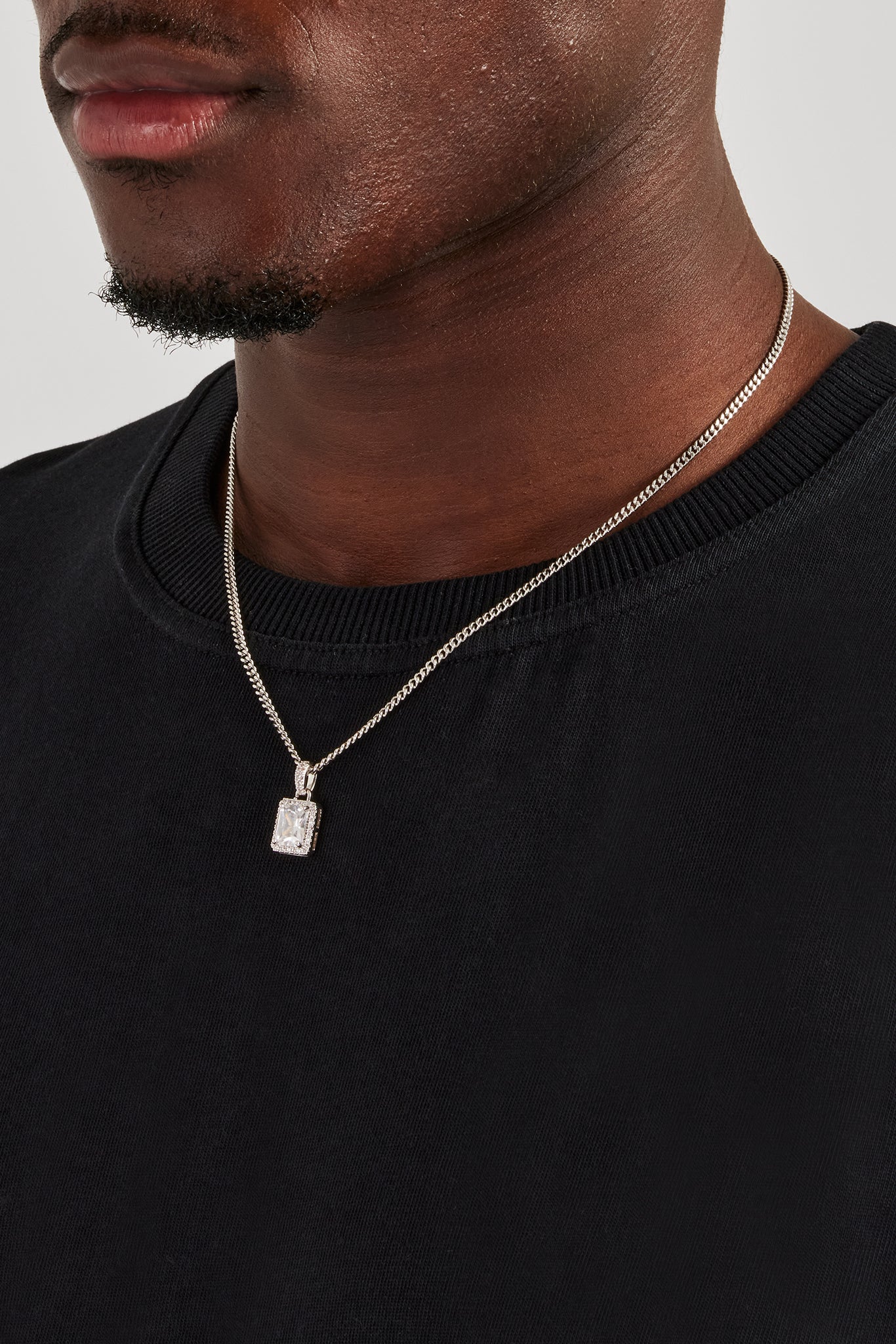 Iced Gemstone Pendant - 12mm - Image 3
