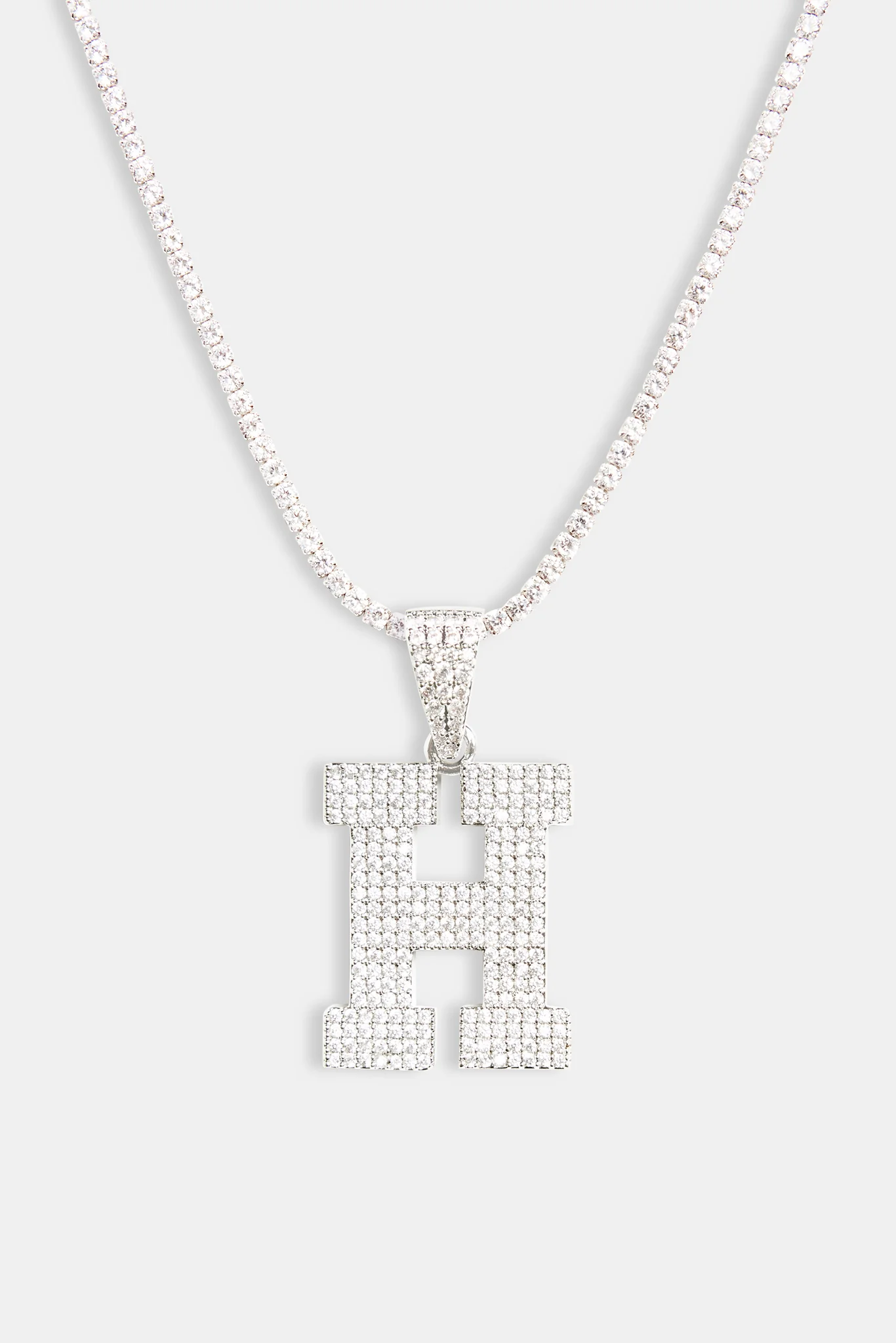 Iced H Pendant - Image 3