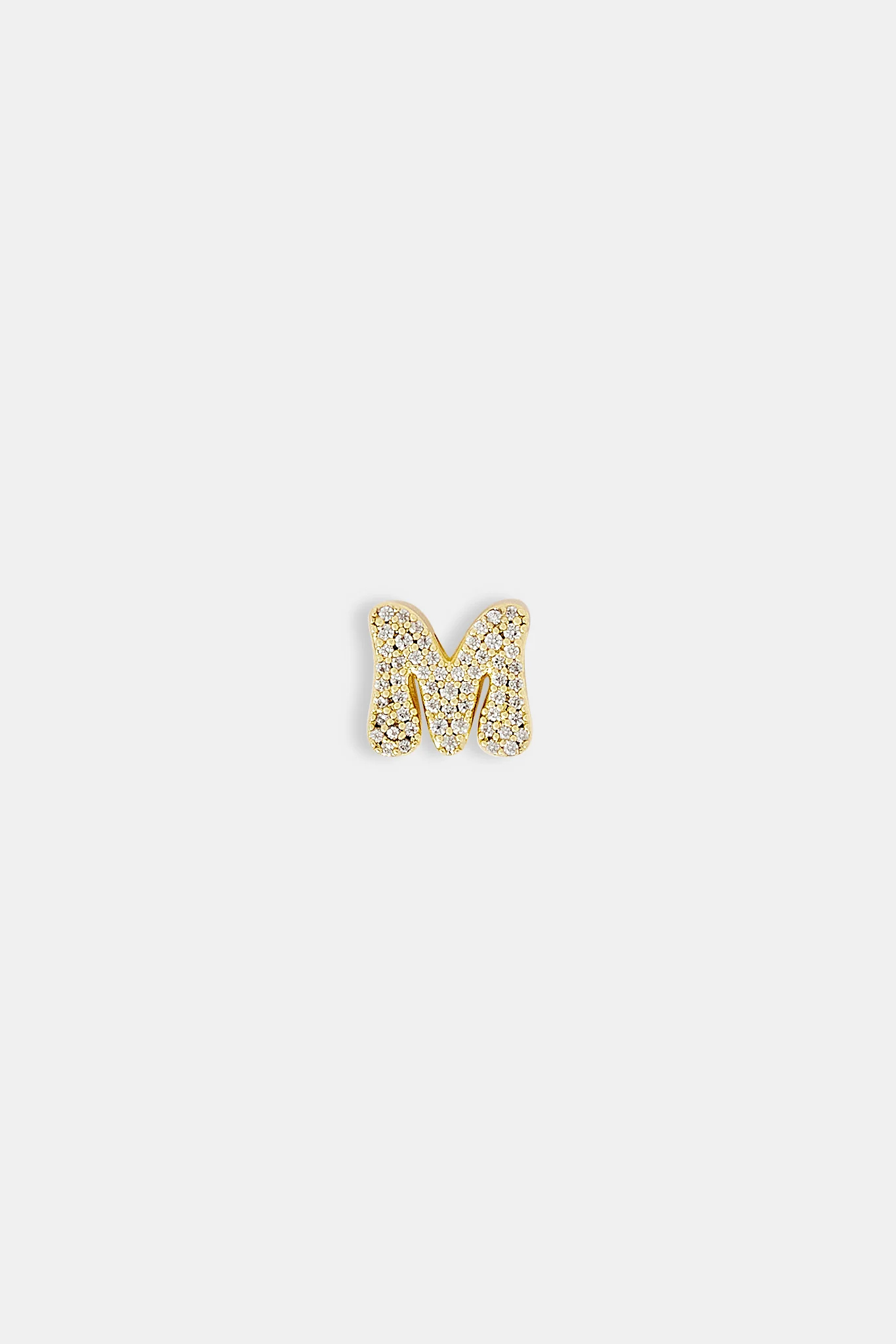 Iced Letter Pendant - 12mm - Image 18