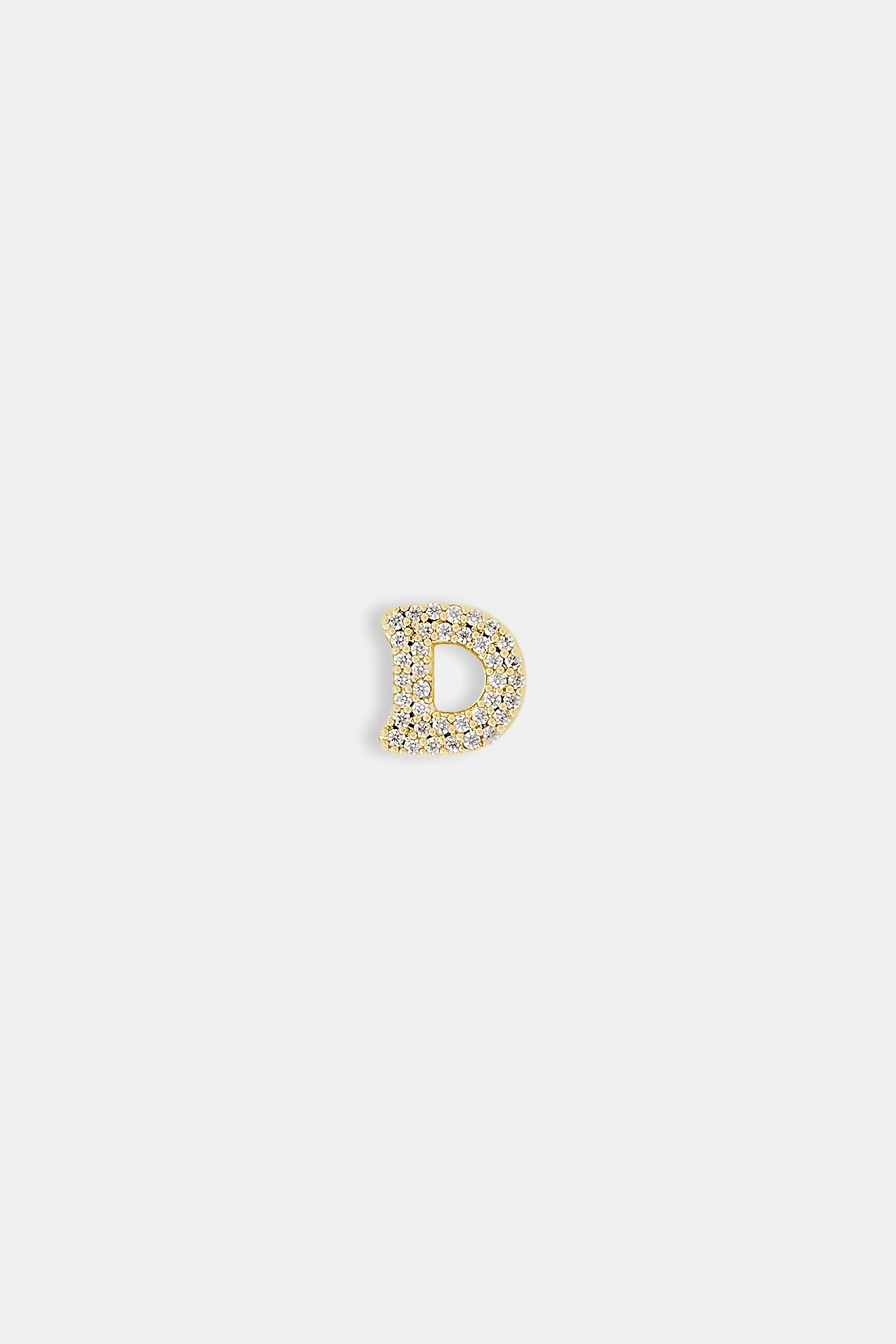 Iced Letter Pendant - 12mm - Image 8