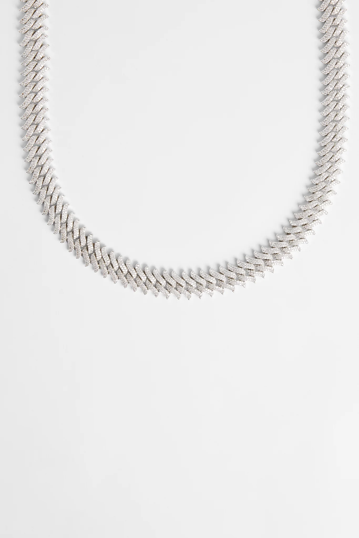 Iced Micro Pave Spike Chain - Image 2