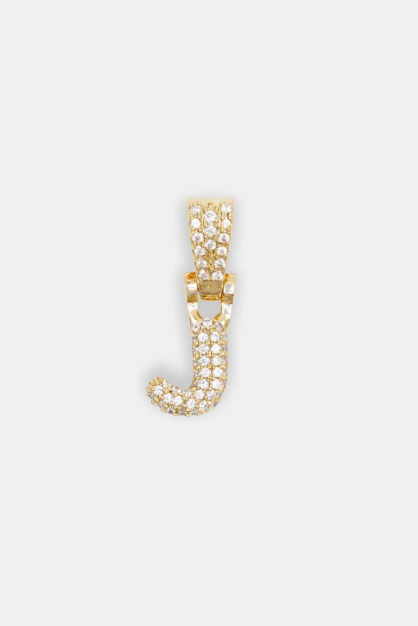 Iced Mini Bubble Pendant - Gold - Image 10