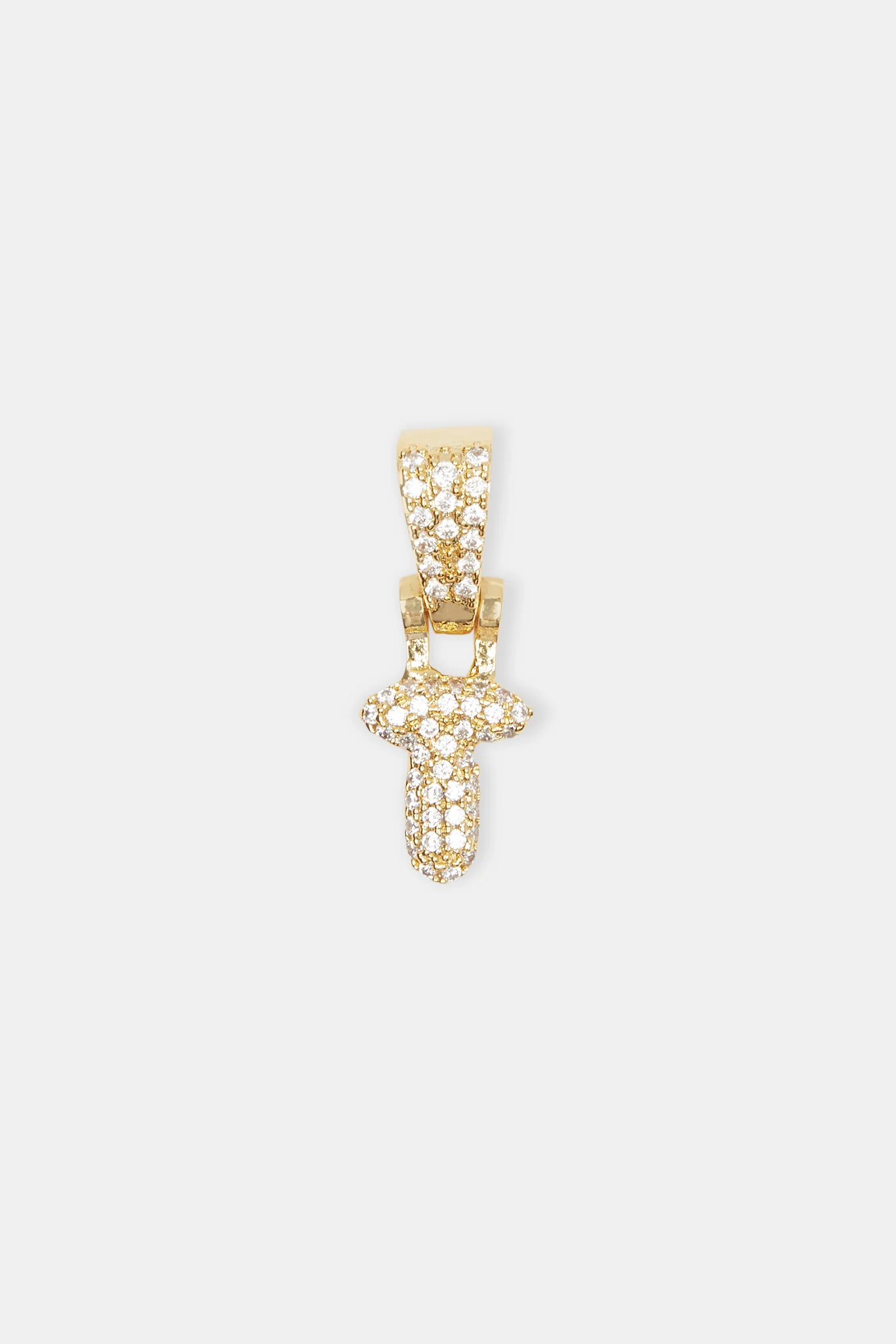 Iced Mini Bubble Pendant - Gold - Image 20