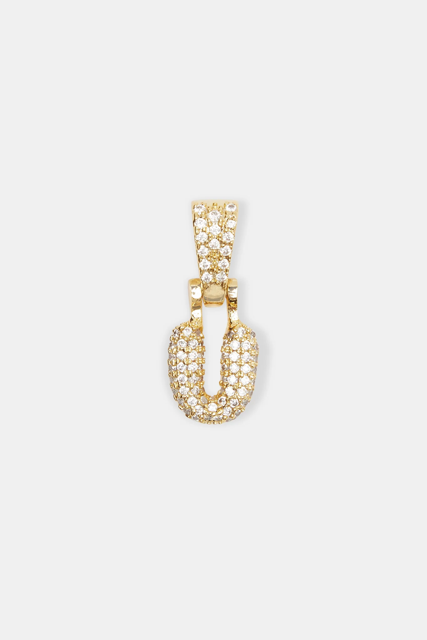 Iced Mini Bubble Pendant - Gold - Image 21
