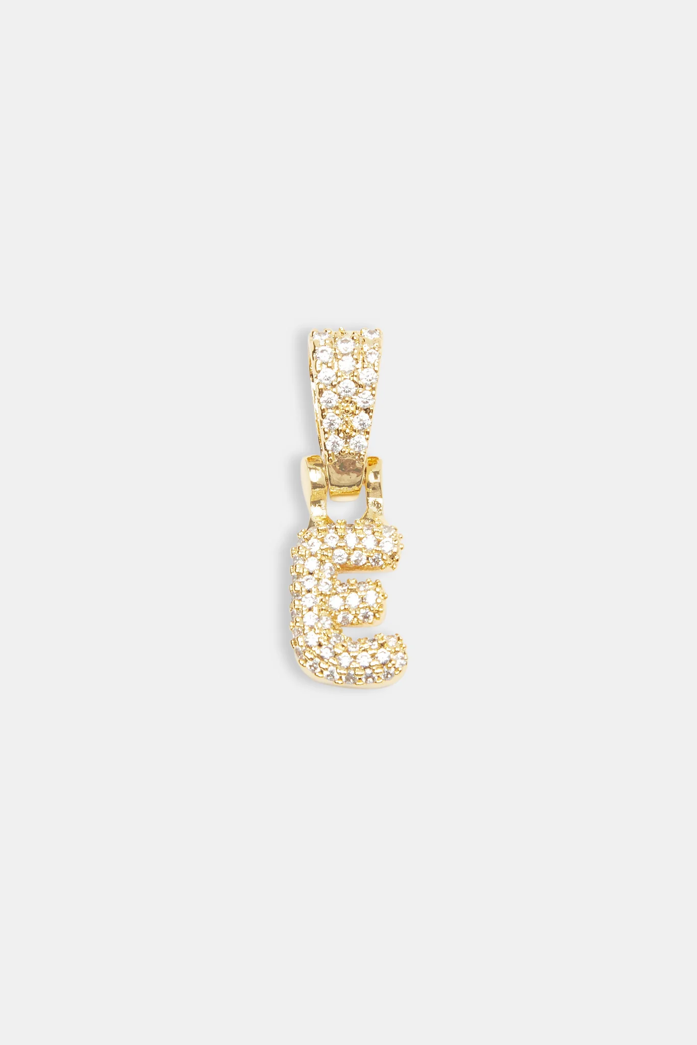 Iced Mini Bubble Pendant - Gold - Image 5