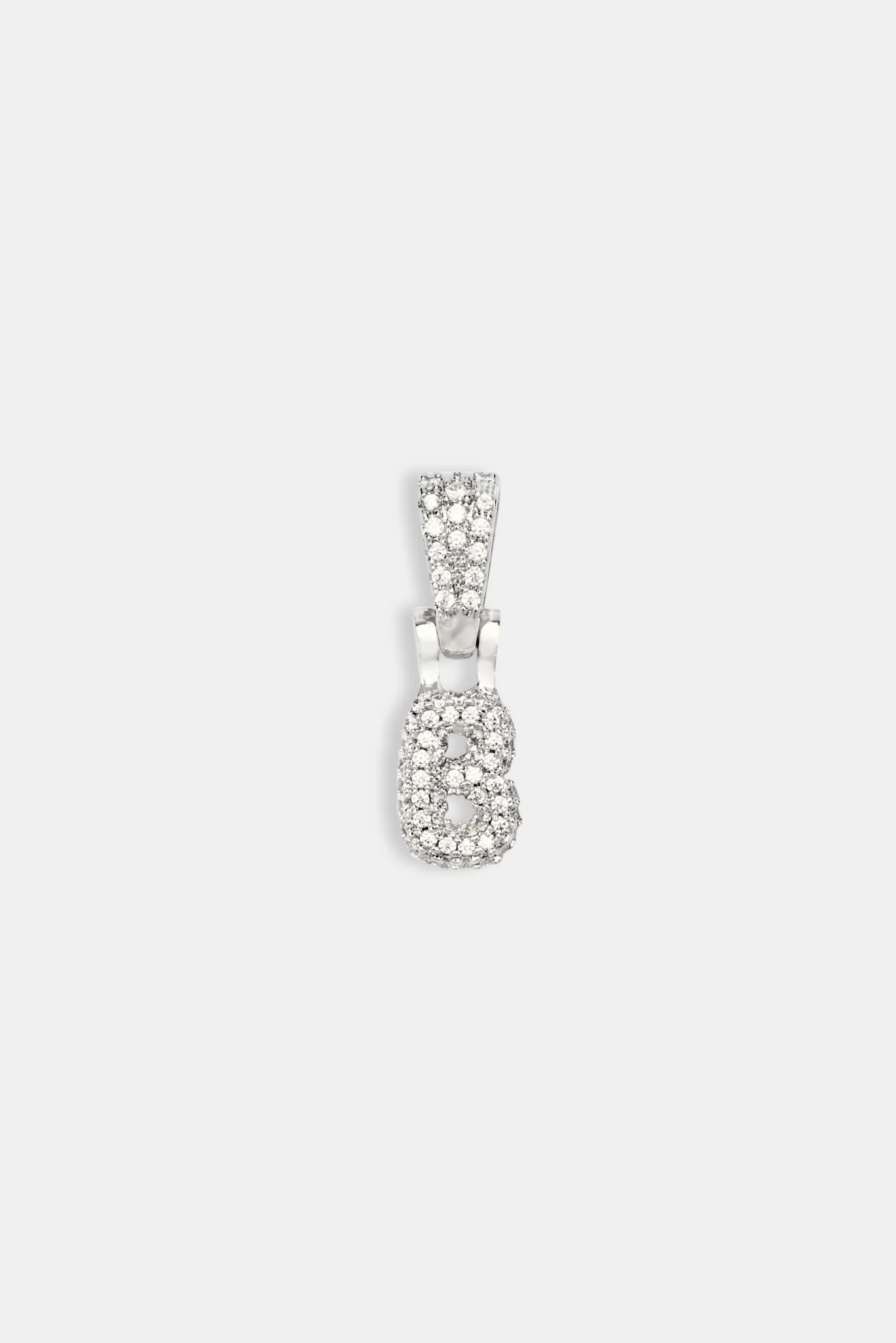 Iced Mini Bubble Pendant - White - Image 2