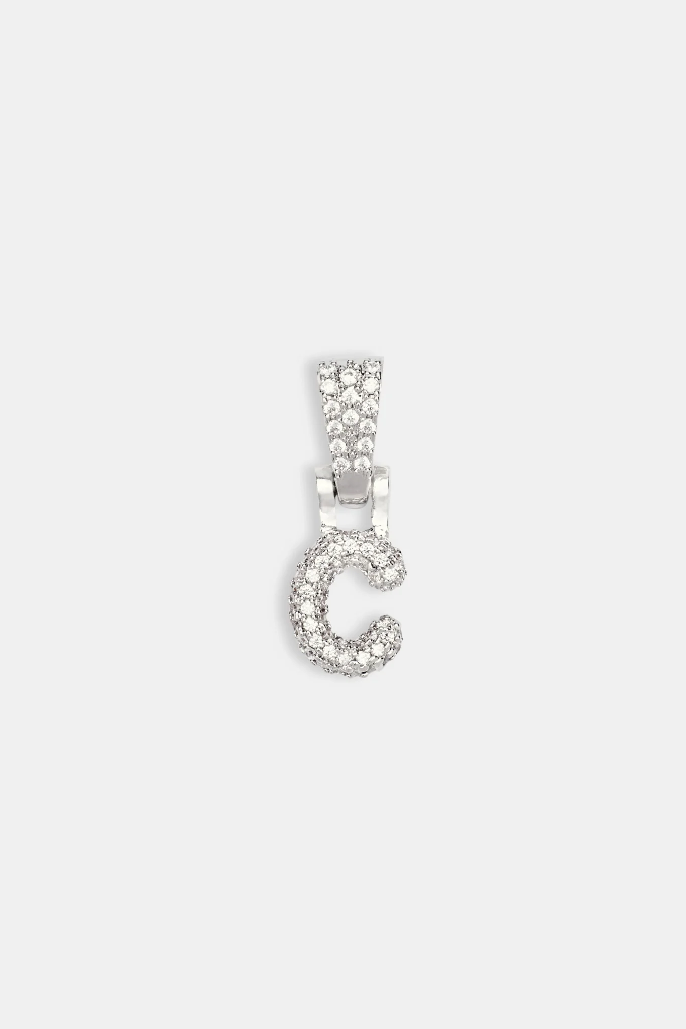 Iced Mini Bubble Pendant - White - Image 3
