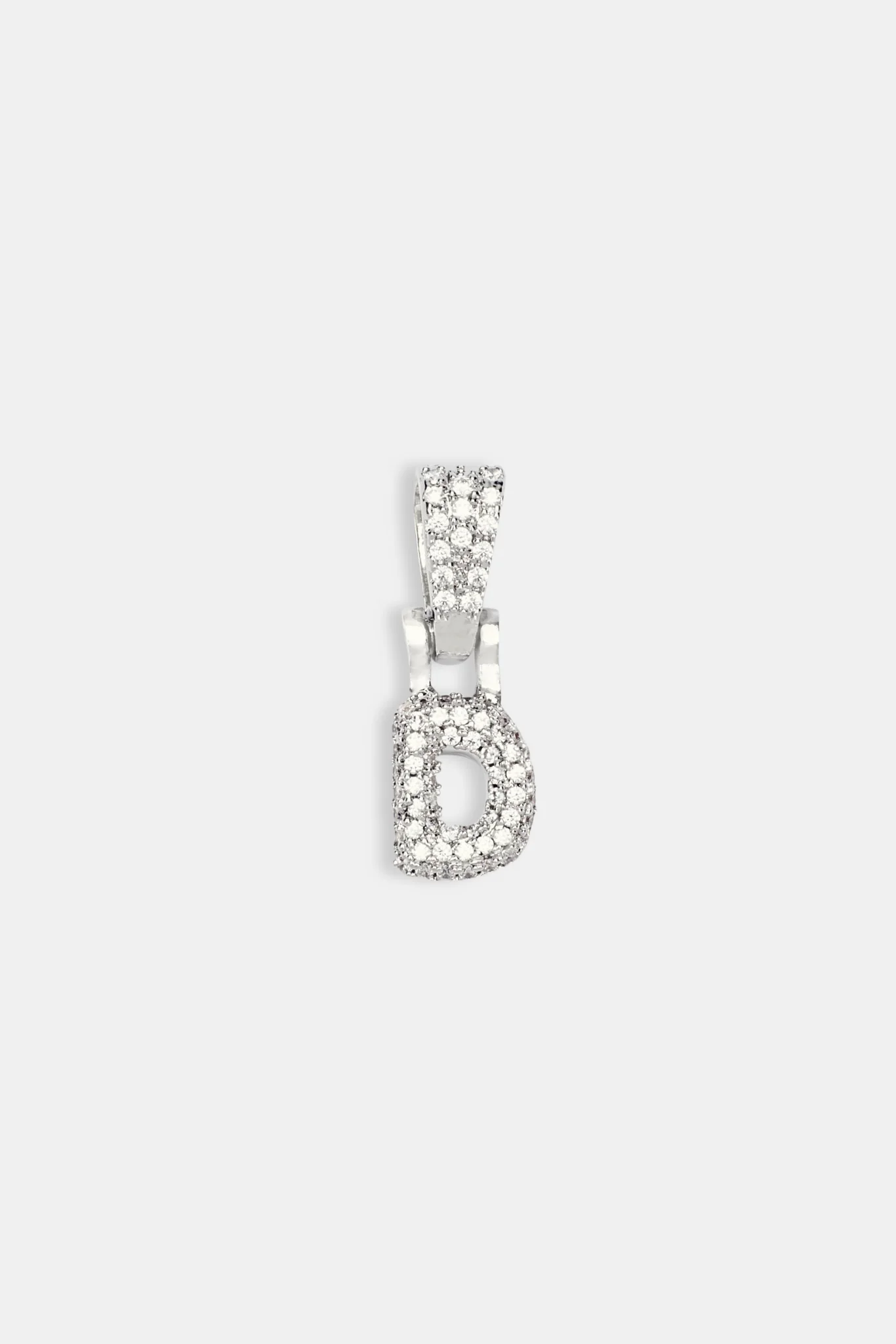 Iced Mini Bubble Pendant - White - Image 4