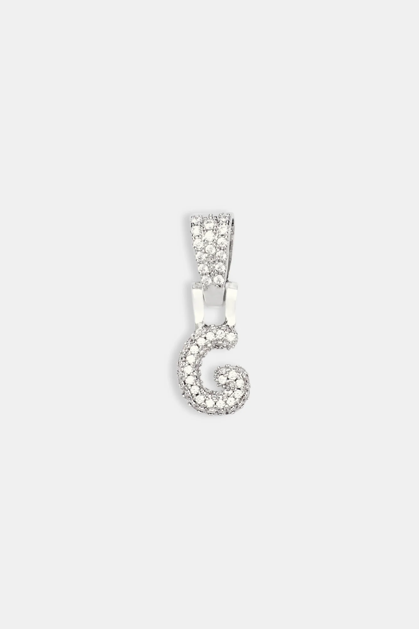 Iced Mini Bubble Pendant - White - Image 7