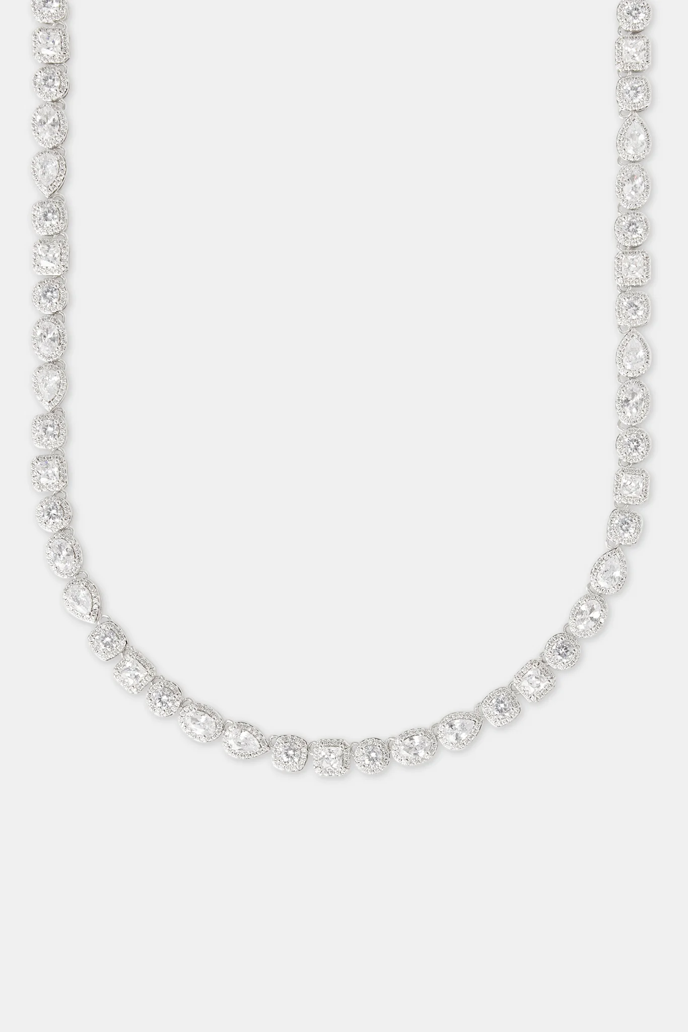 Iced Mixed Shape Cluster Chain - 8mm - Image 2