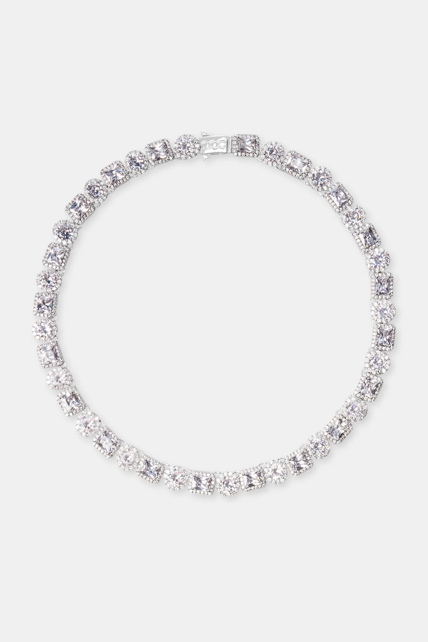 Iced Mixed Shape Tennis Chain - Image 3