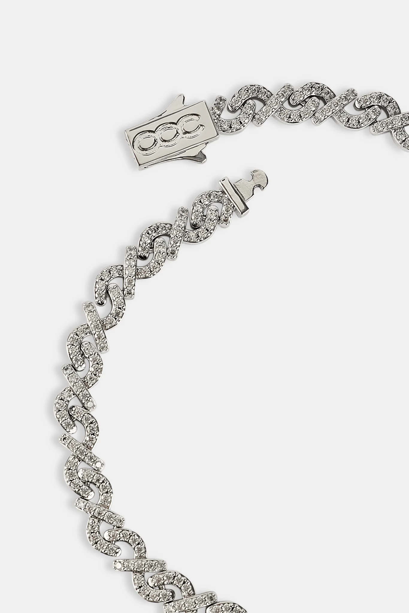 Iced Scattered Stone Chain - 6mm - Image 5