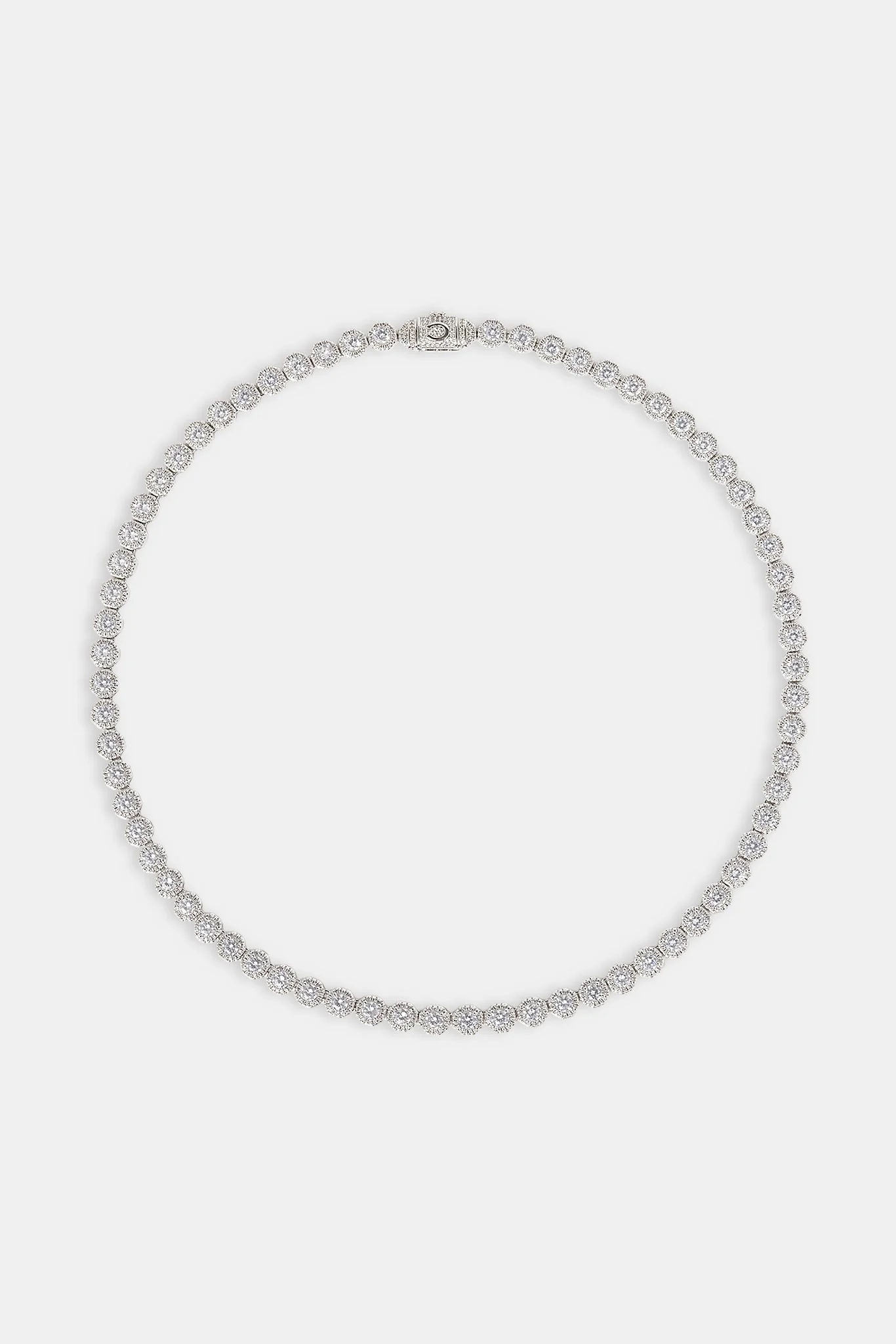 Iced Shape Cluster Tennis Chain - 6mm - Image 3