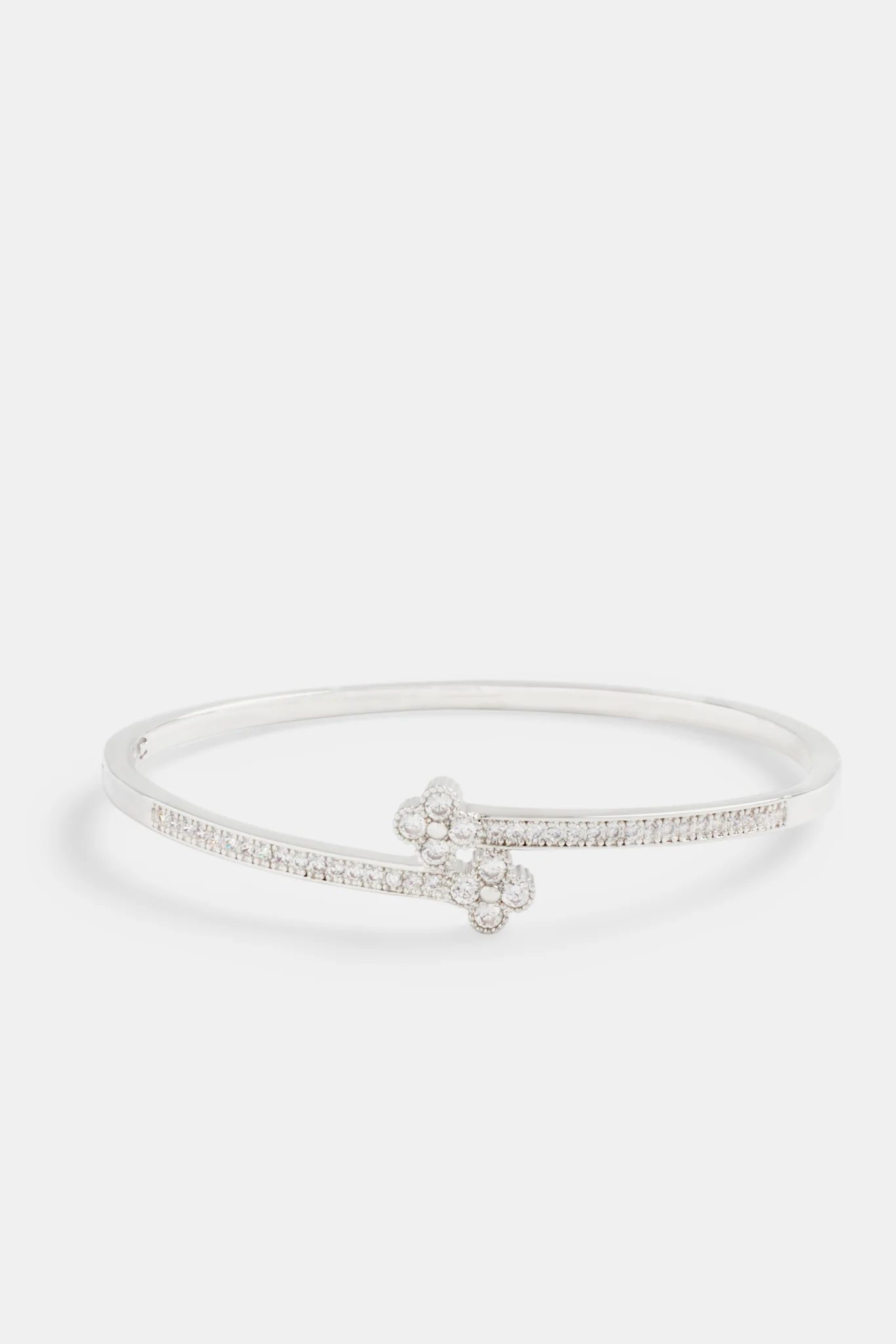 Iced Spade Micro Pave Bangle - Image 2