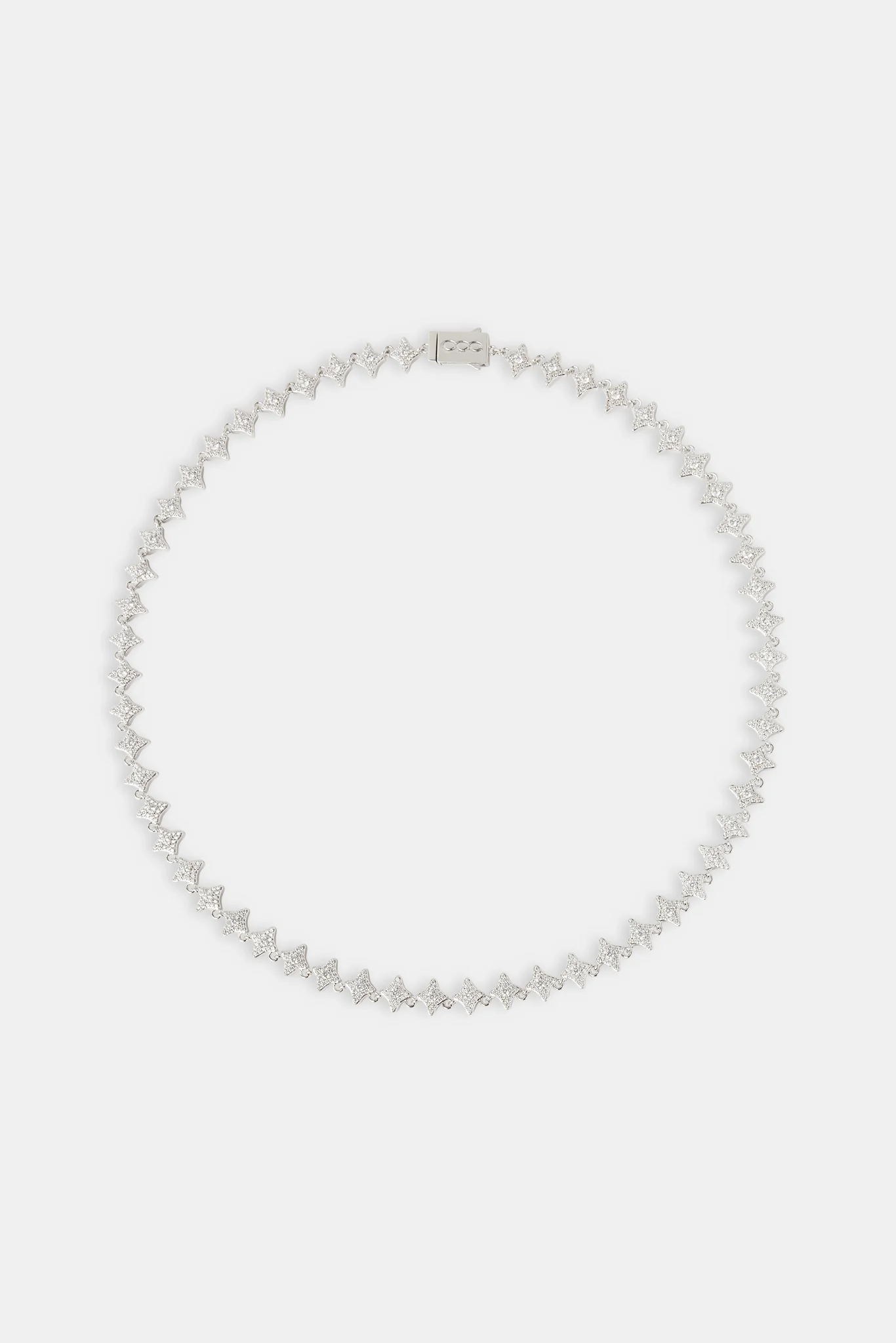 Iced Star Motif Chain - 8mm - Image 4