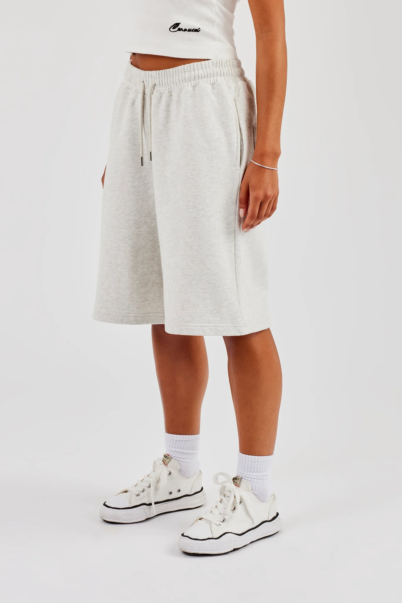 Jersey Jort - Ash Grey - Image 2