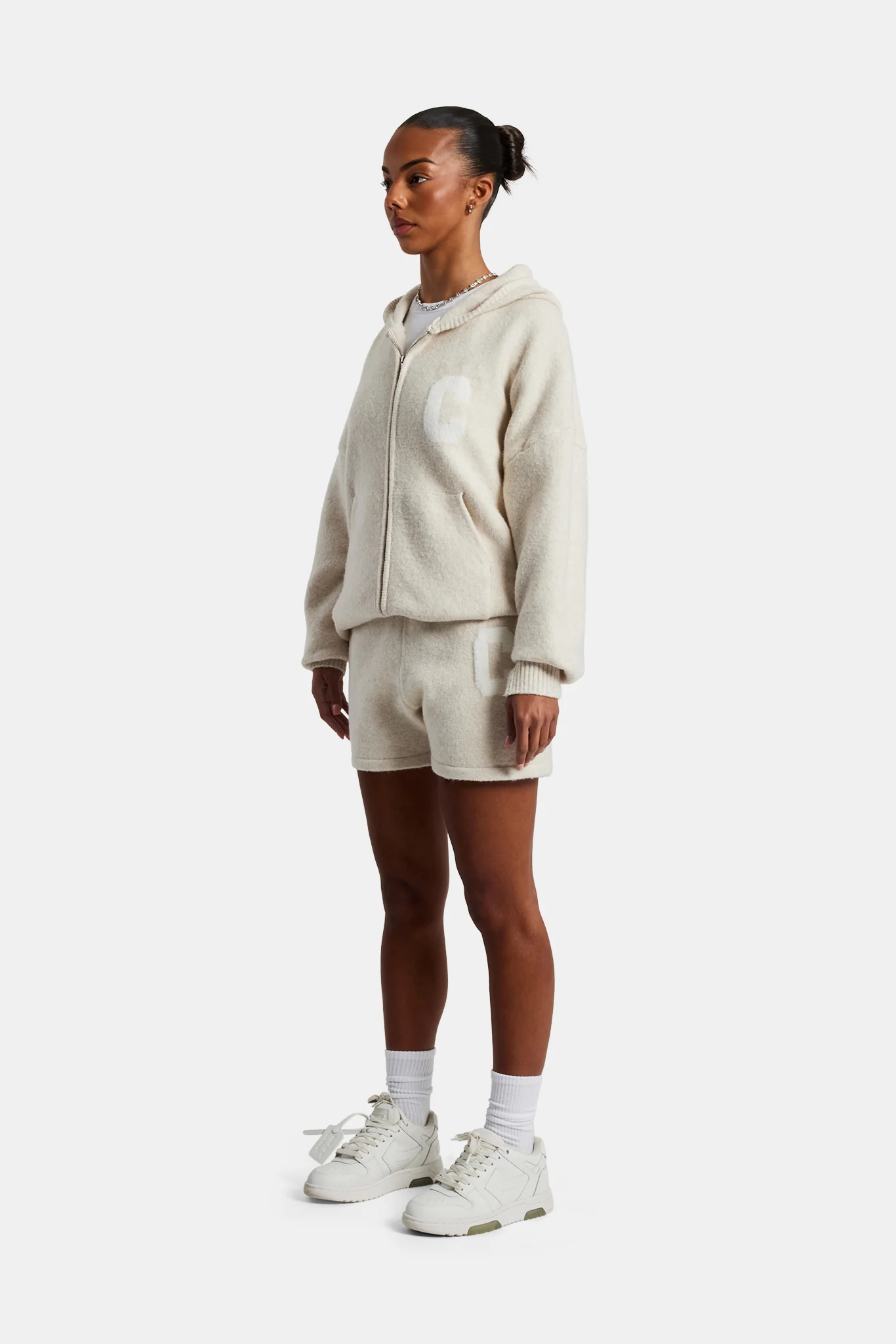 Knitted Short - Oatmeal - Image 5
