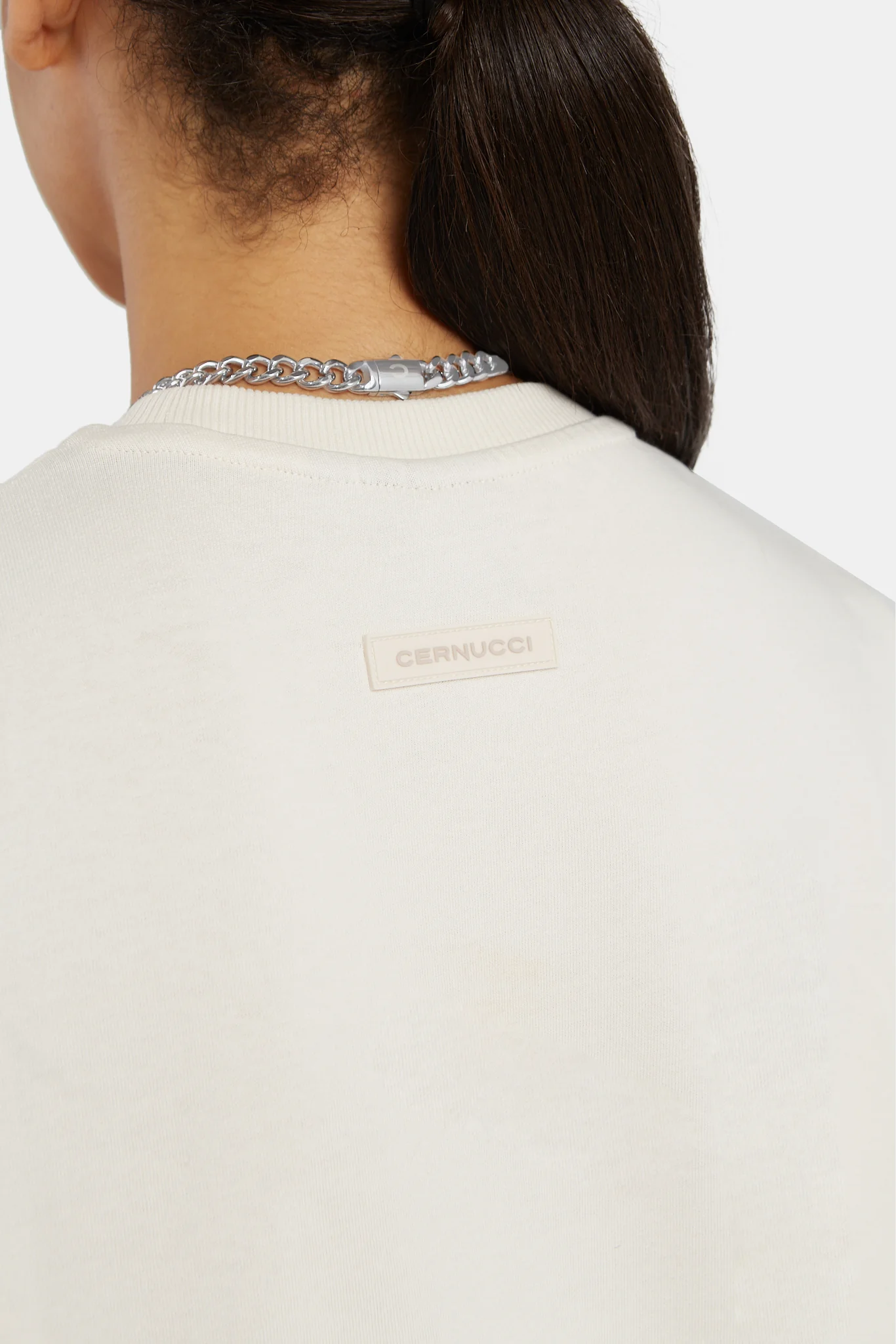 Ladies Oversized T-Shirt - Oat - Image 2