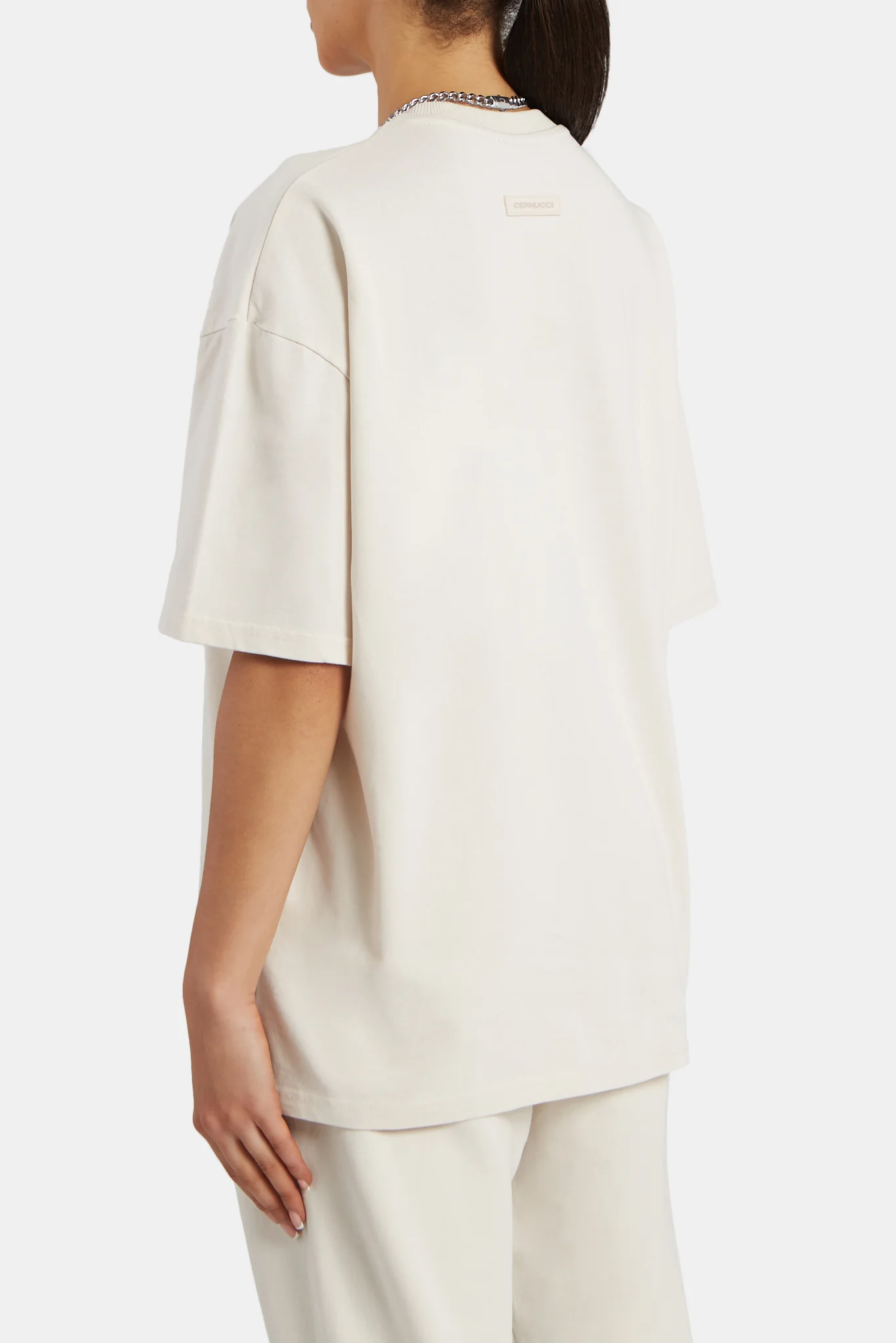 Ladies Oversized T-Shirt - Oat - Image 5