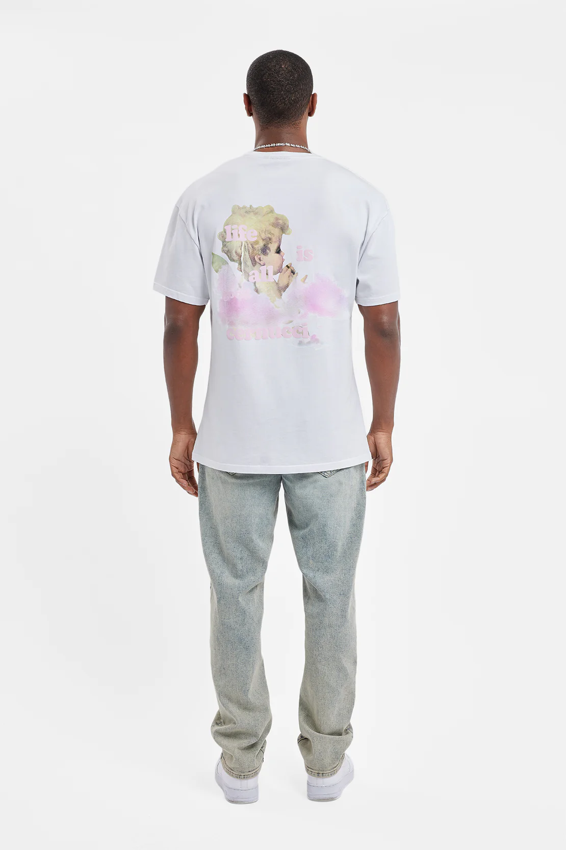 Life Is Good Cherub T-Shirt - White