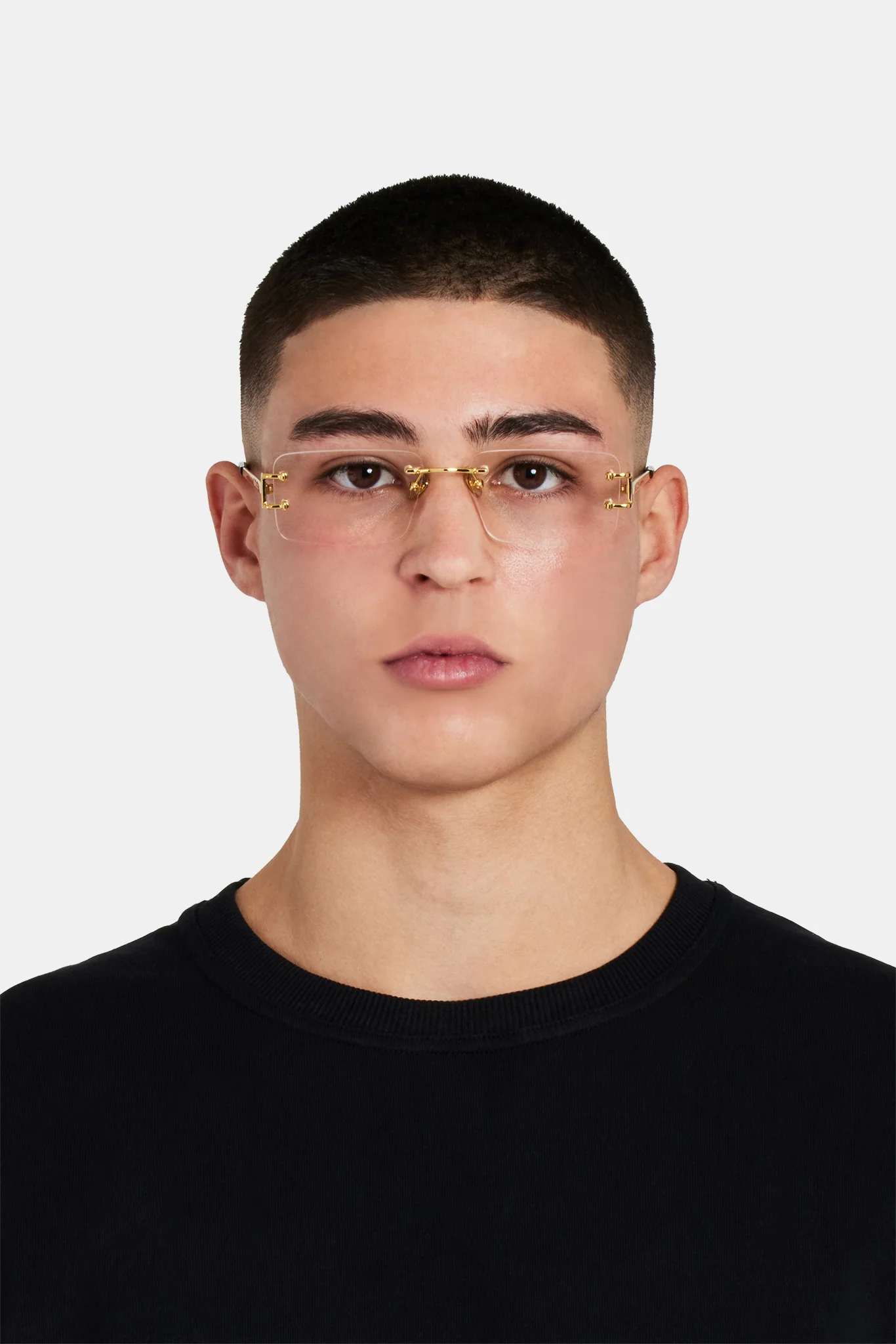 Metal Rectangle Lense Sunglasses - Image 4