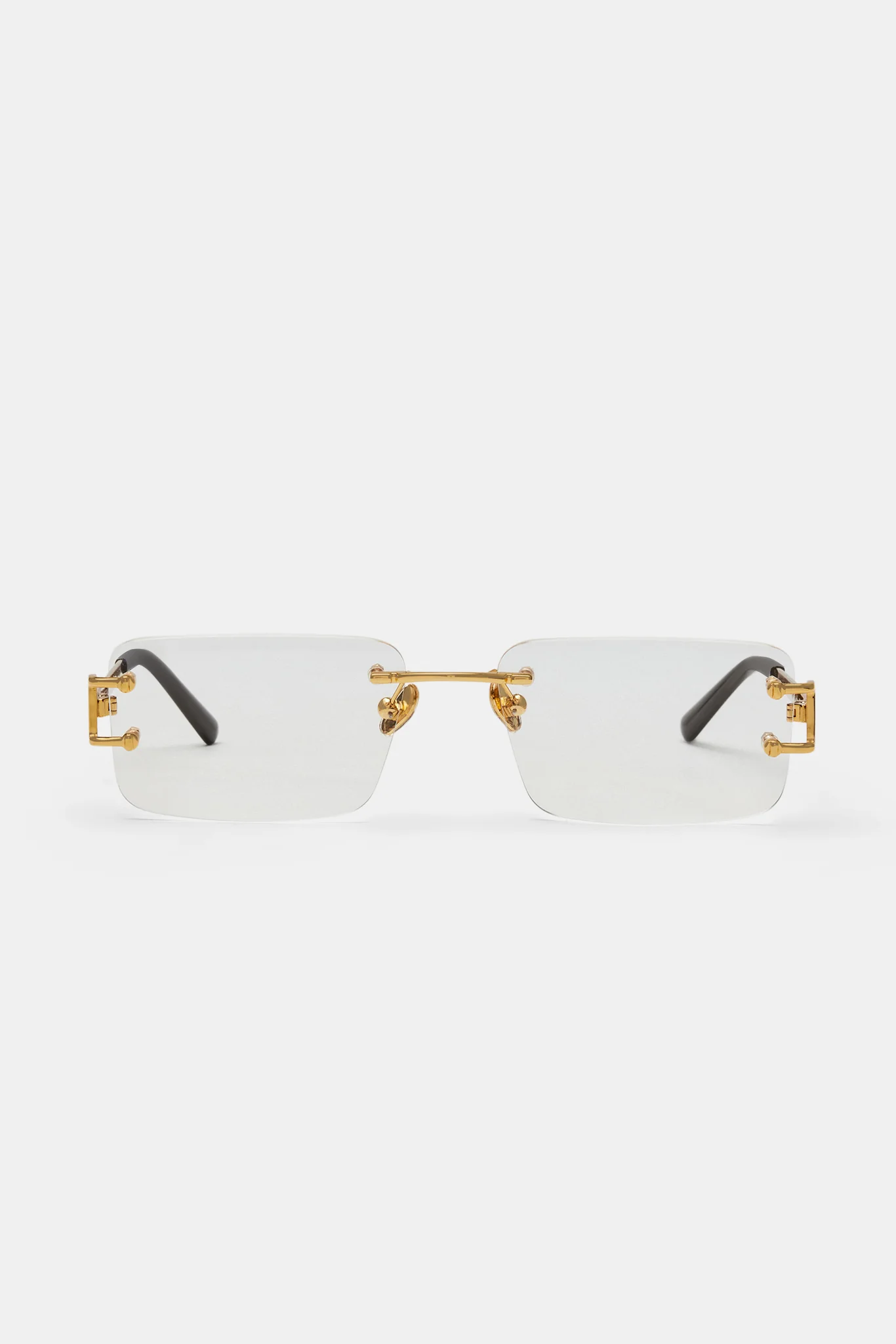 Metal Rectangle Lense Sunglasses - Image 5