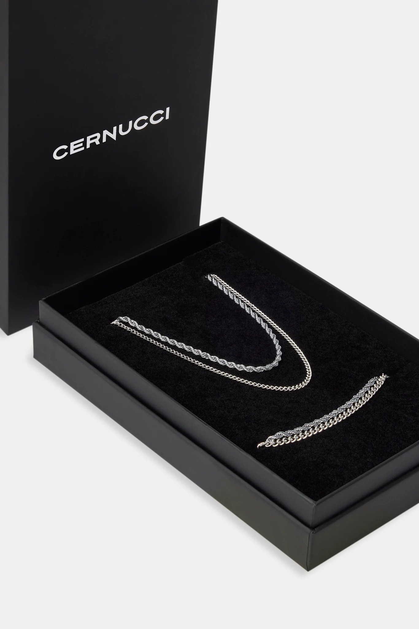 Micro Cuban & 3mm Rope Chain & Bracelet Set - Image 2
