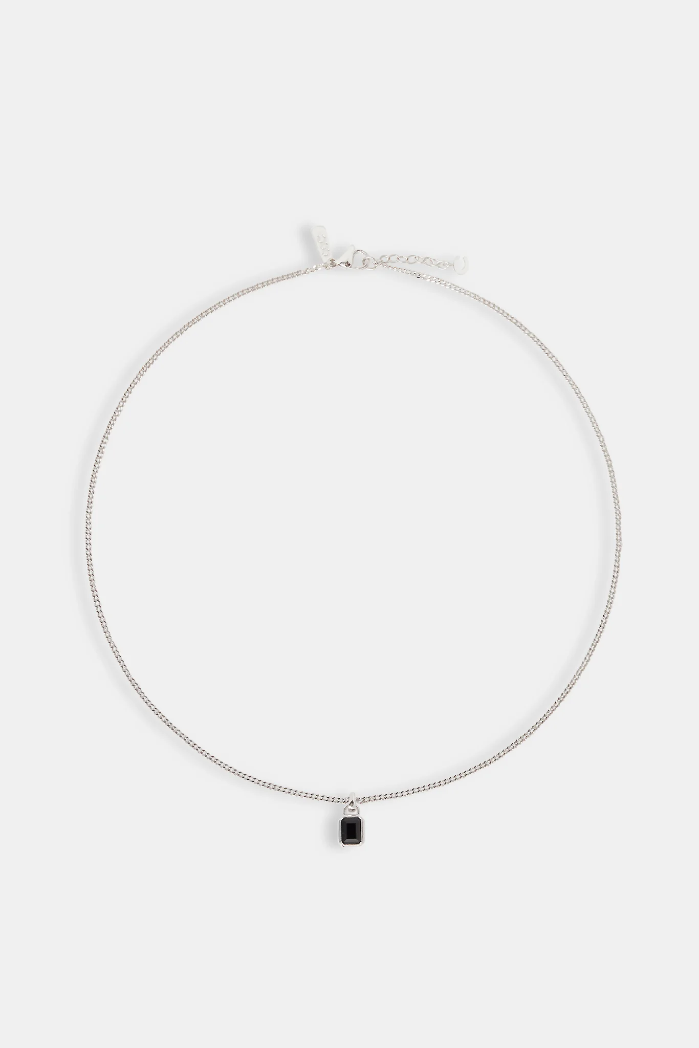 Micro Iced Black Gemstone Necklace - 10mm - Image 4