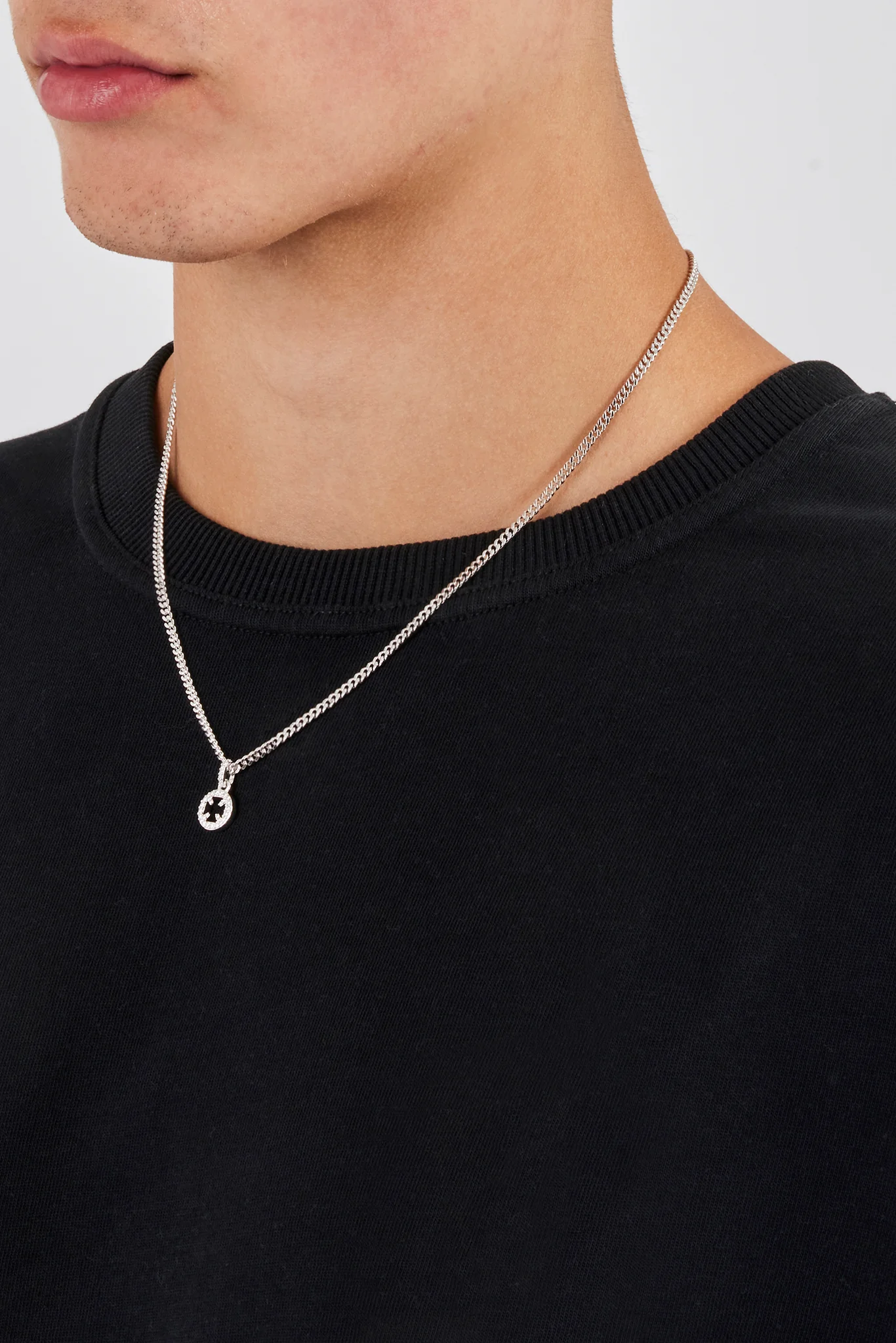 Micro Iced Motif Cut Out Necklace - 10mm - Image 3