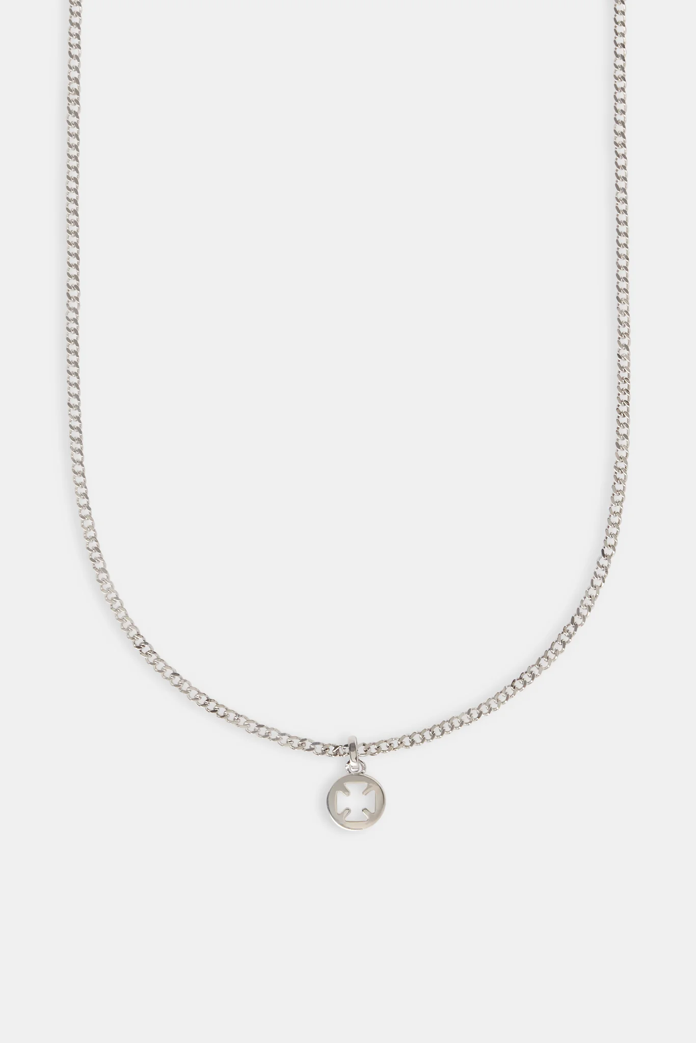 Micro Polished Motif Cut Out Necklace - 10mm - Image 2