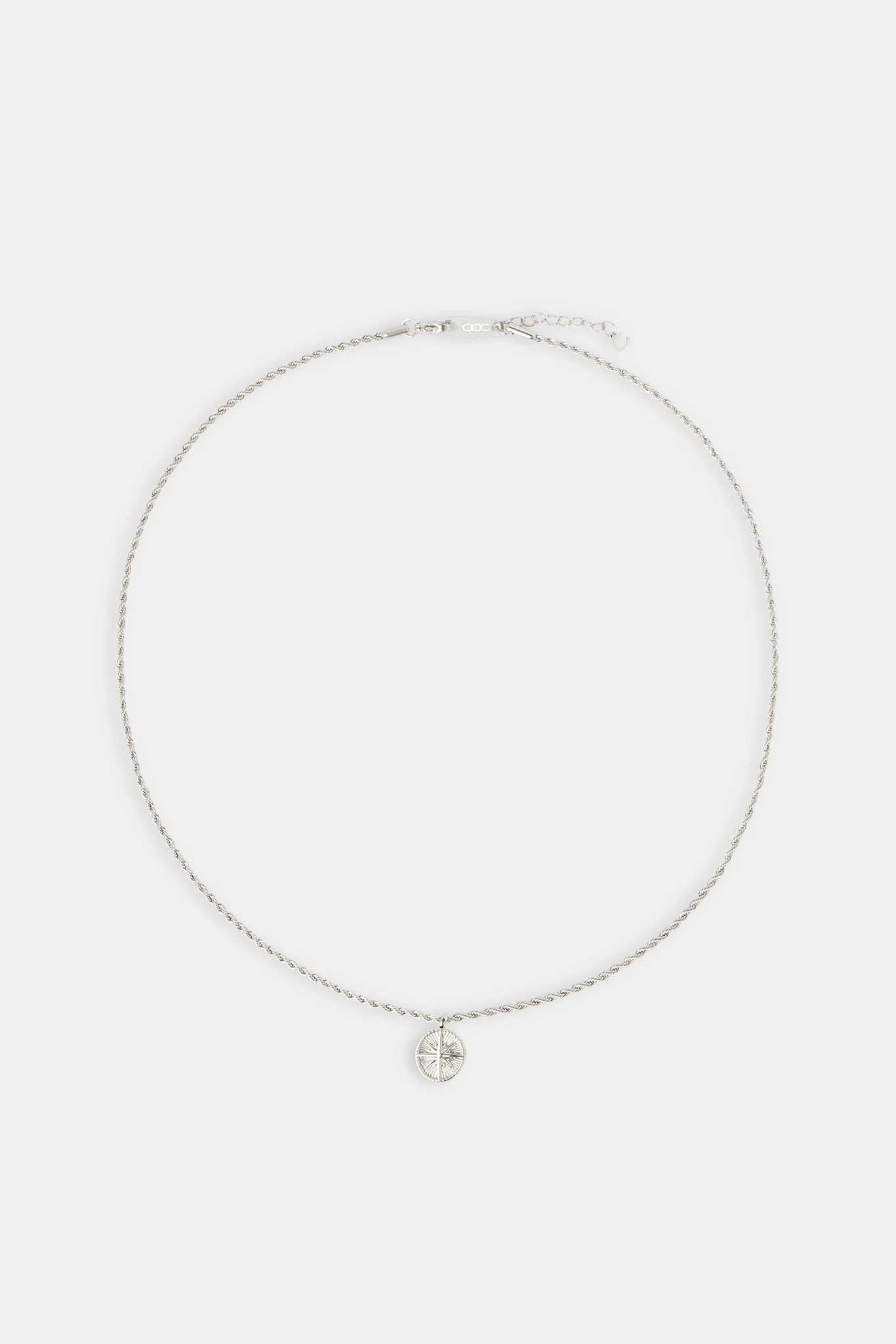Micro Polished Starburst Rope Necklace - 15mm - Image 4