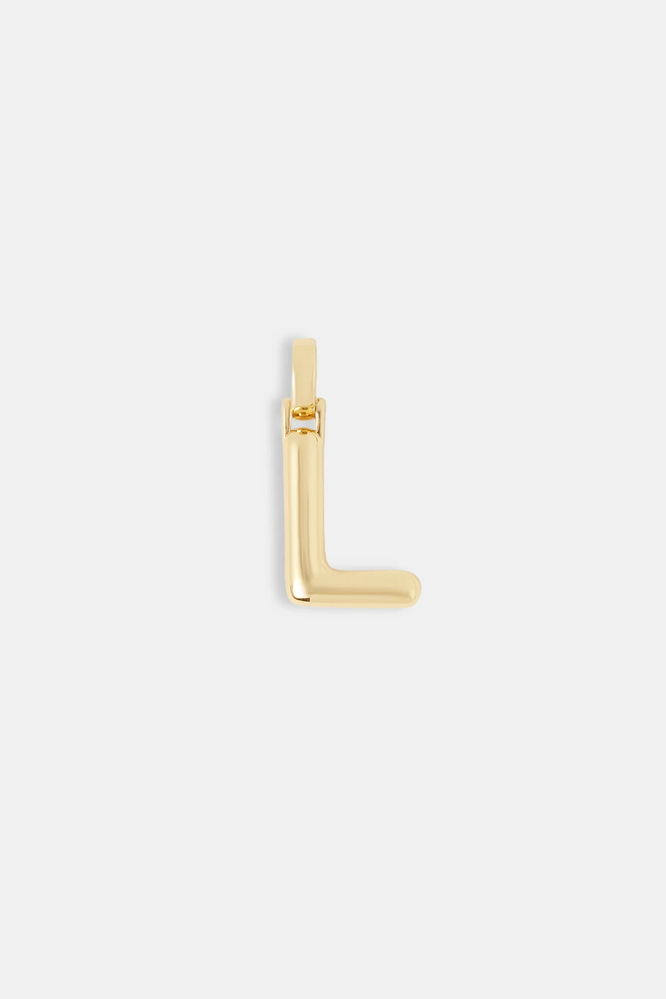 Mini Polished Balloon Letter Pendant - 20m - Gold - Image 8