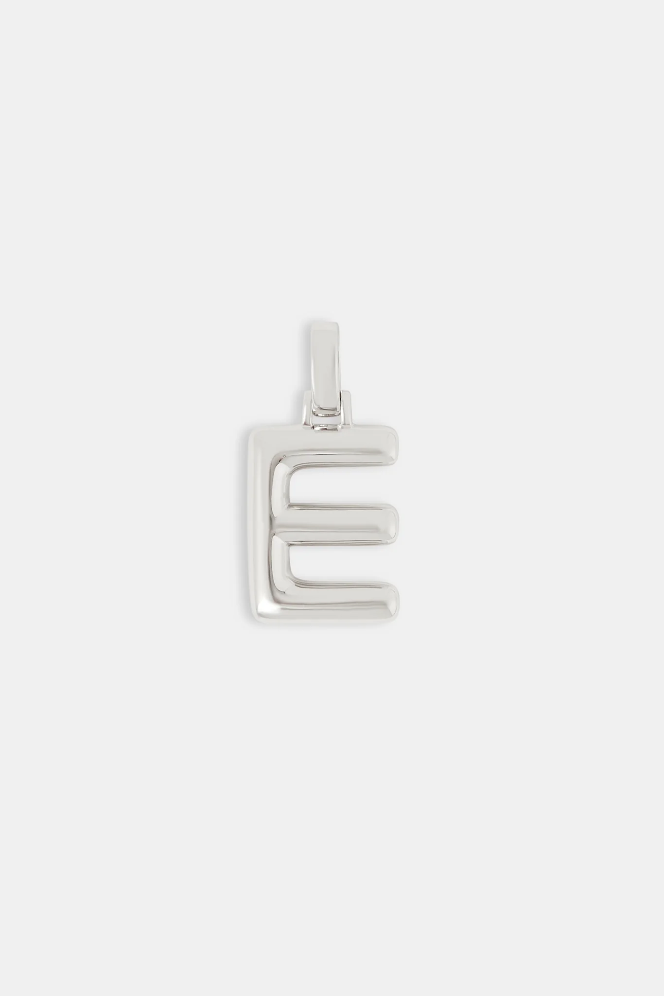 Mini Polished Balloon Letter Pendant - 20mm - Image 5