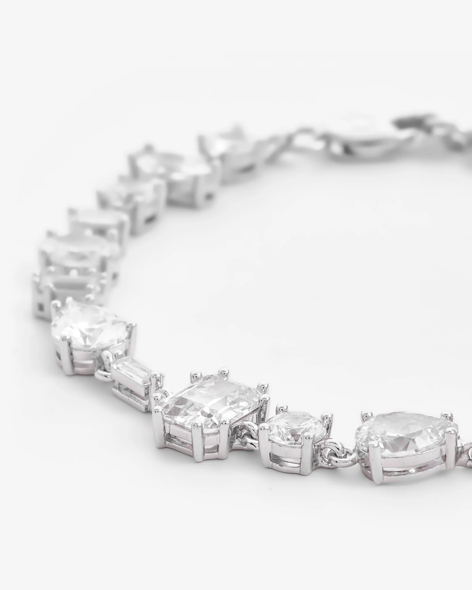 Mixed Shape Tennis Bracelet - Image 4