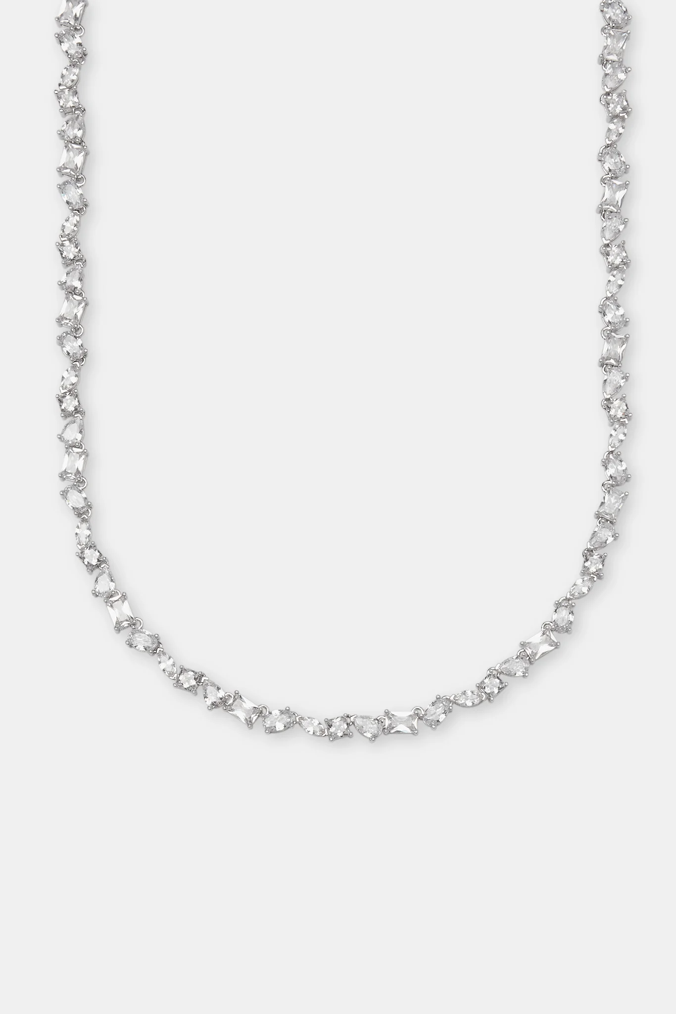 Mixed Shape Tennis Chain - 5mm - Image 2