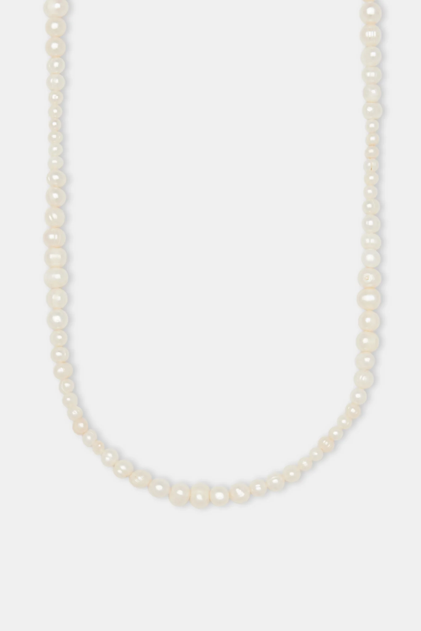 Mixed Size Freshwater Pearl Necklace - Image 2